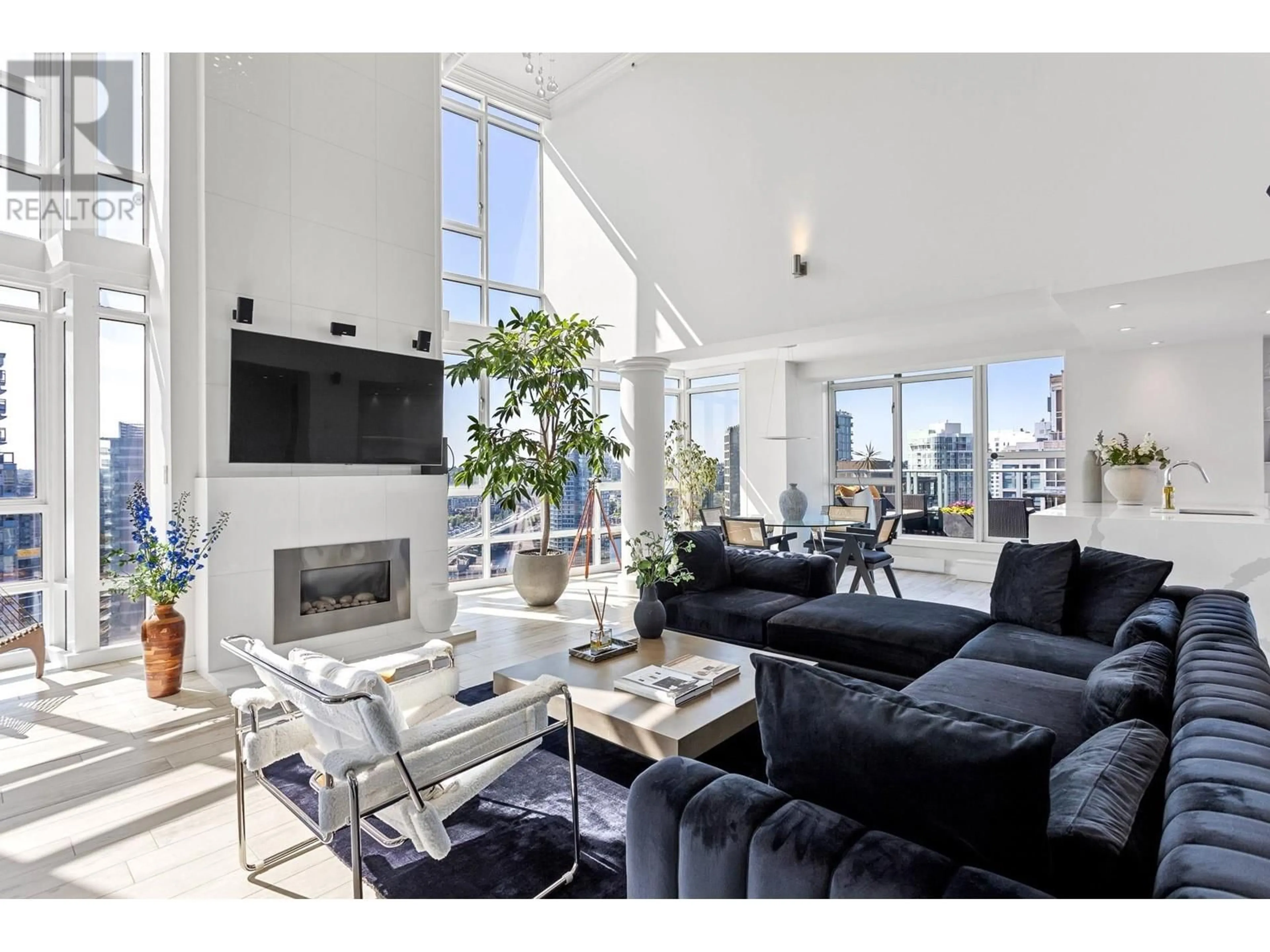Living room with furniture, unknown for PH1 - 930 CAMBIE STREET, Vancouver British Columbia V6B5X6