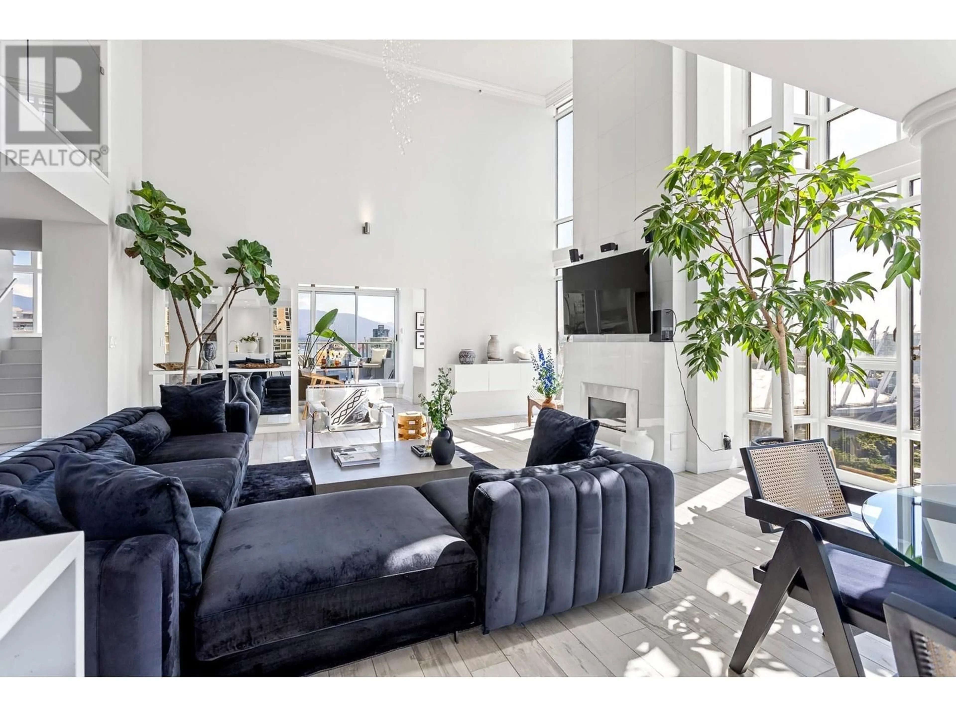 Living room with furniture, unknown for PH1 - 930 CAMBIE STREET, Vancouver British Columbia V6B5X6
