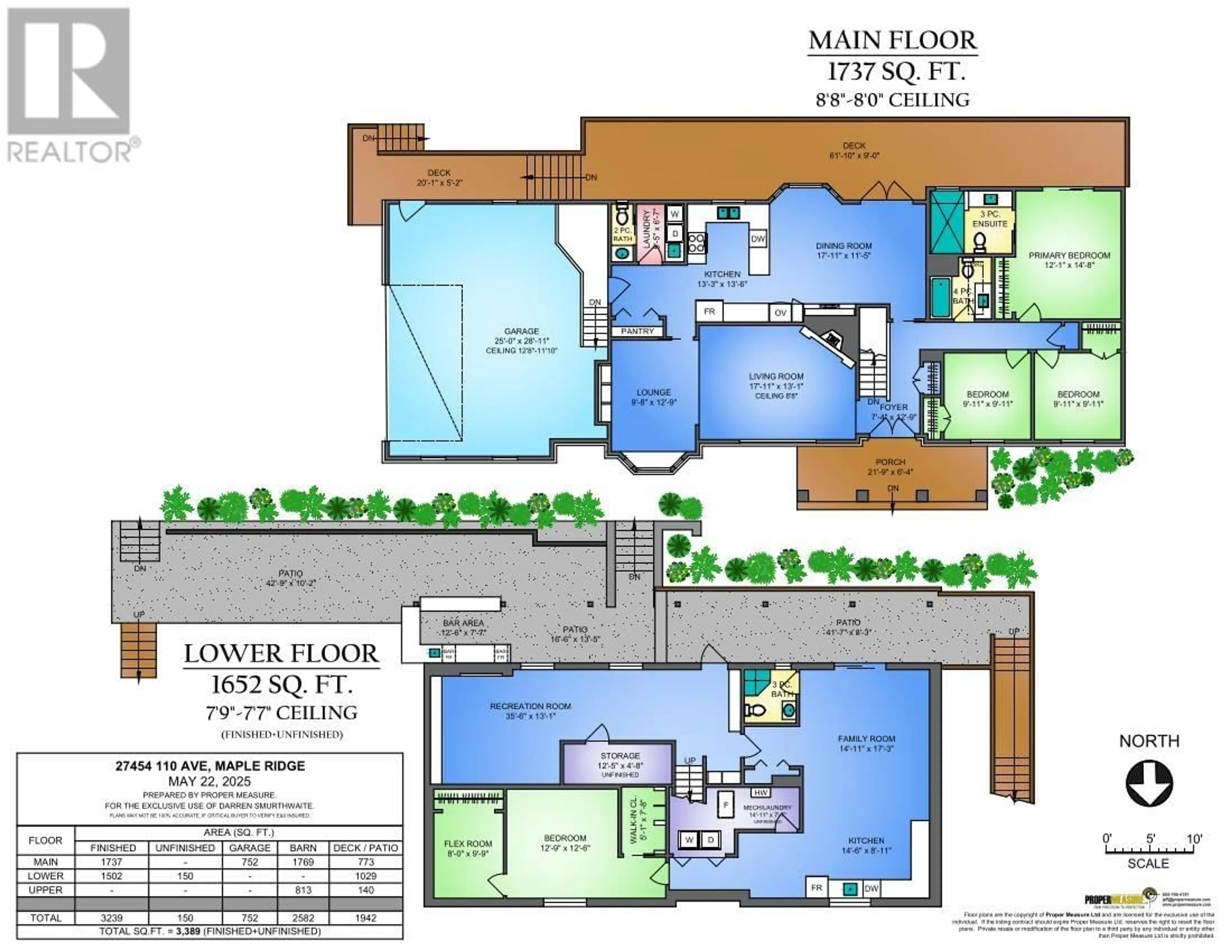 Floor plan for 27454 110 AVENUE, Maple Ridge British Columbia V2W1P5