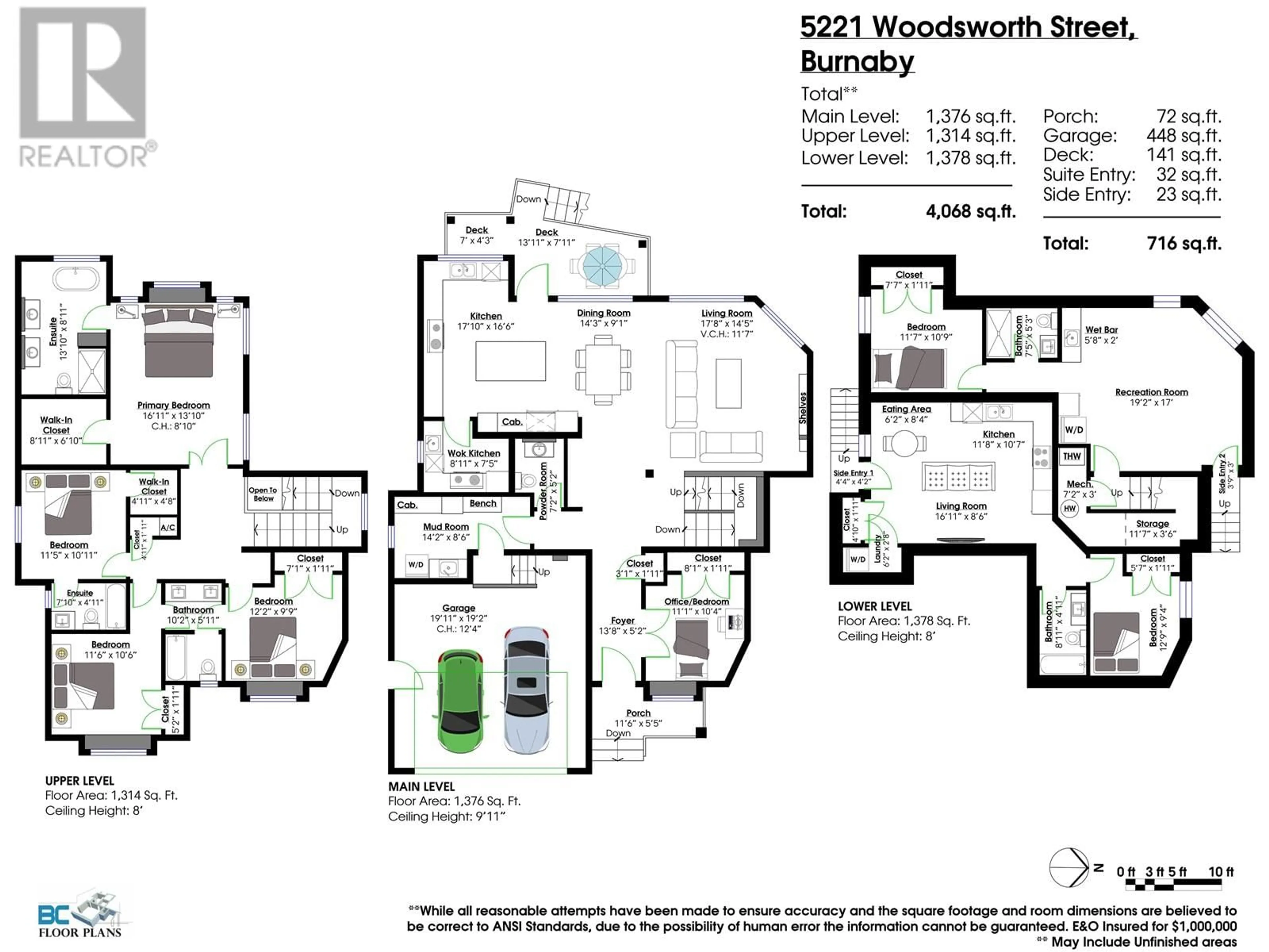 Floor plan for 5221 WOODSWORTH STREET, Burnaby British Columbia V5G1S5