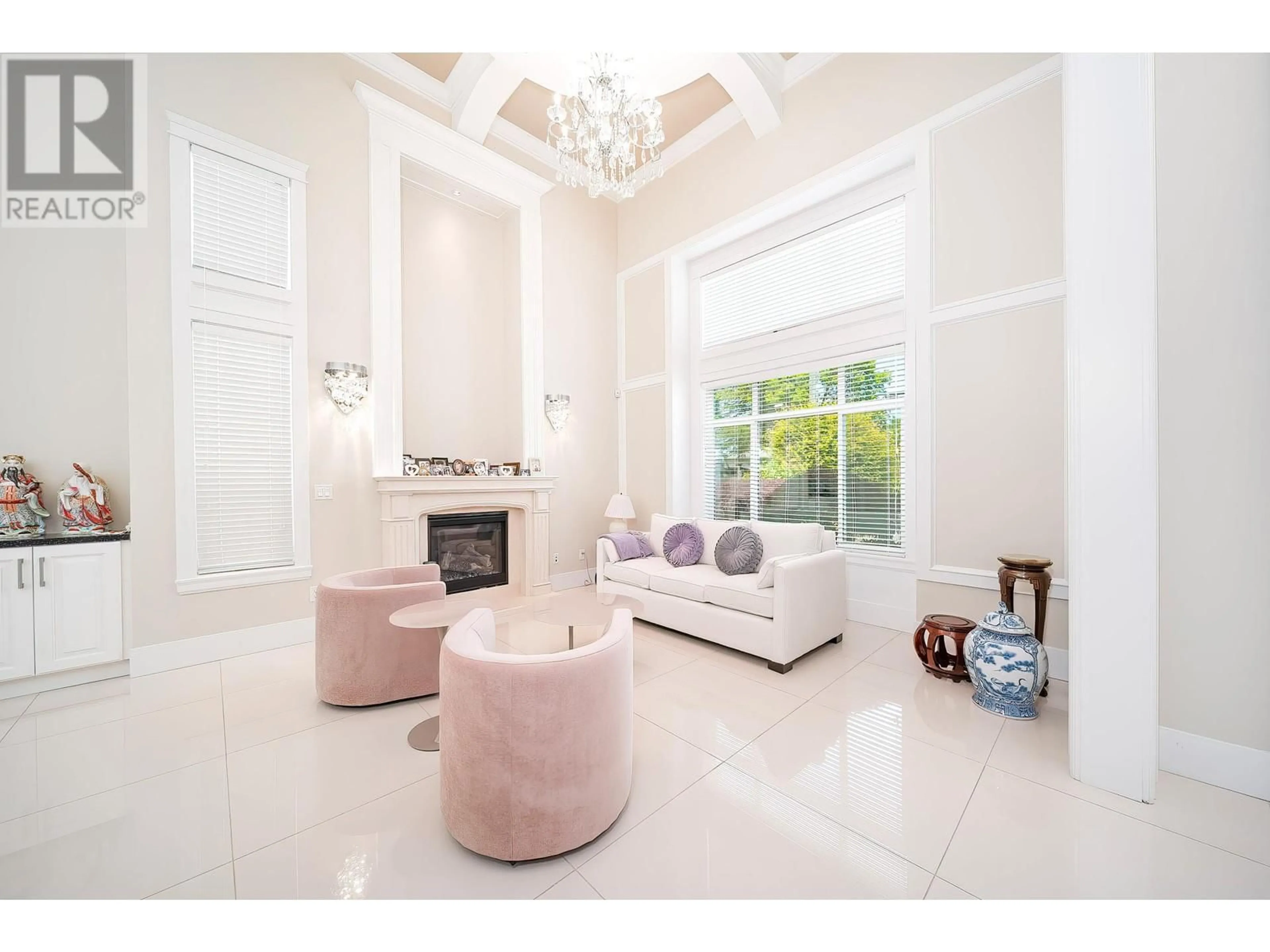 Living room with furniture, ceramic/tile floor for 6160 GRANVILLE AVENUE, Richmond British Columbia V7C1G1