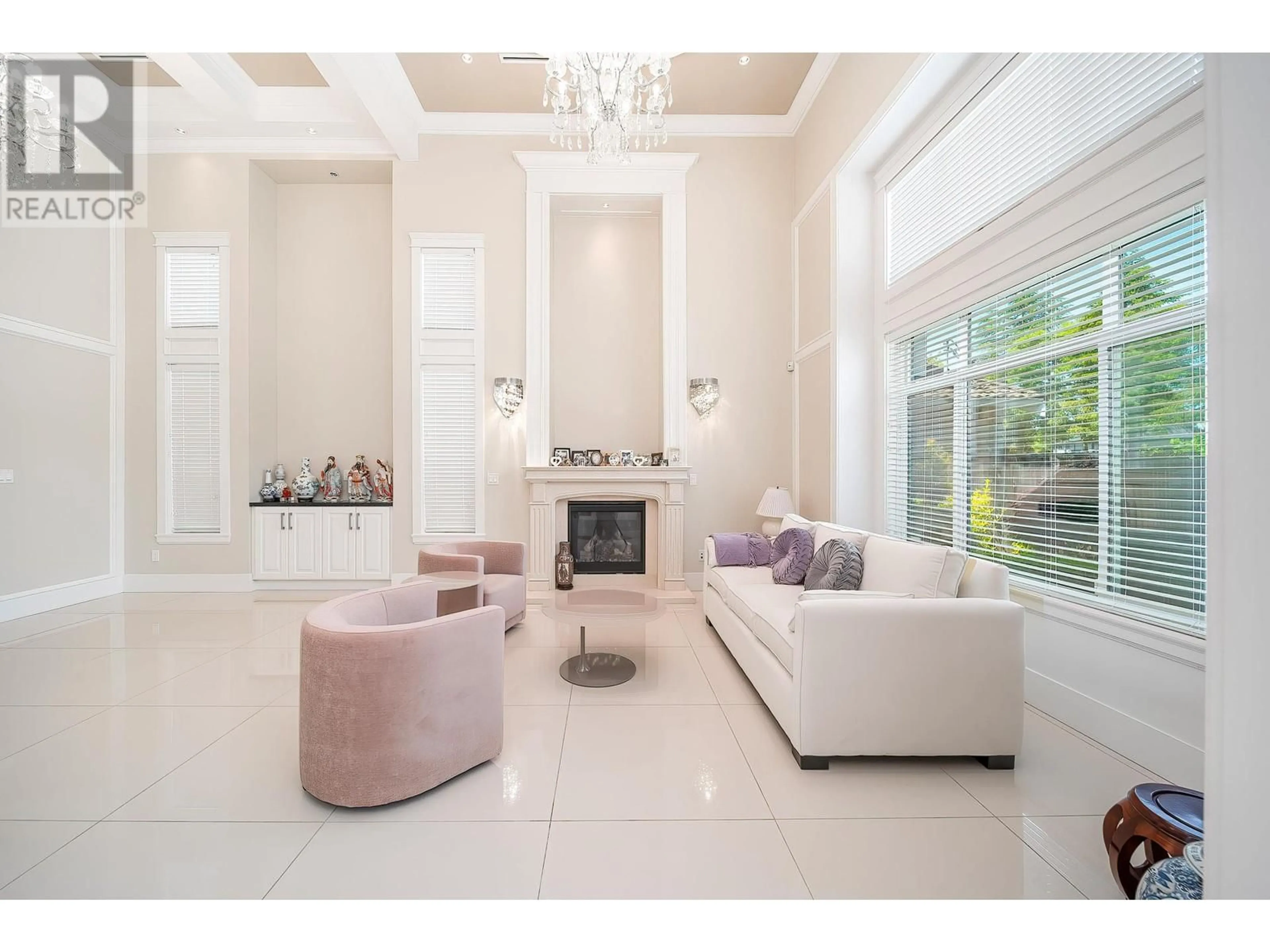Living room with furniture, ceramic/tile floor for 6160 GRANVILLE AVENUE, Richmond British Columbia V7C1G1
