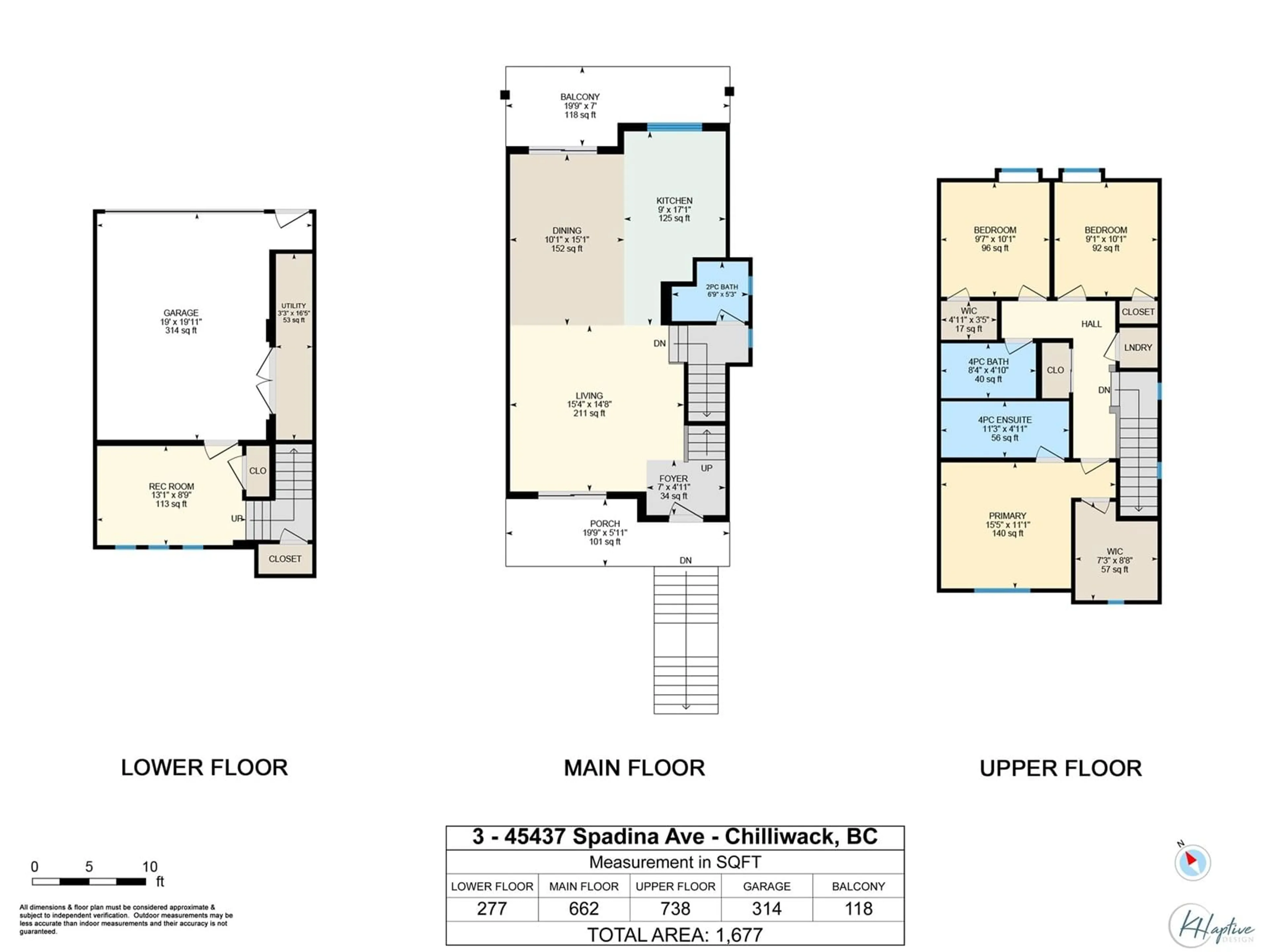 Floor plan for 3 - 45437 SPADINA AVENUE, Chilliwack British Columbia V2P0J9