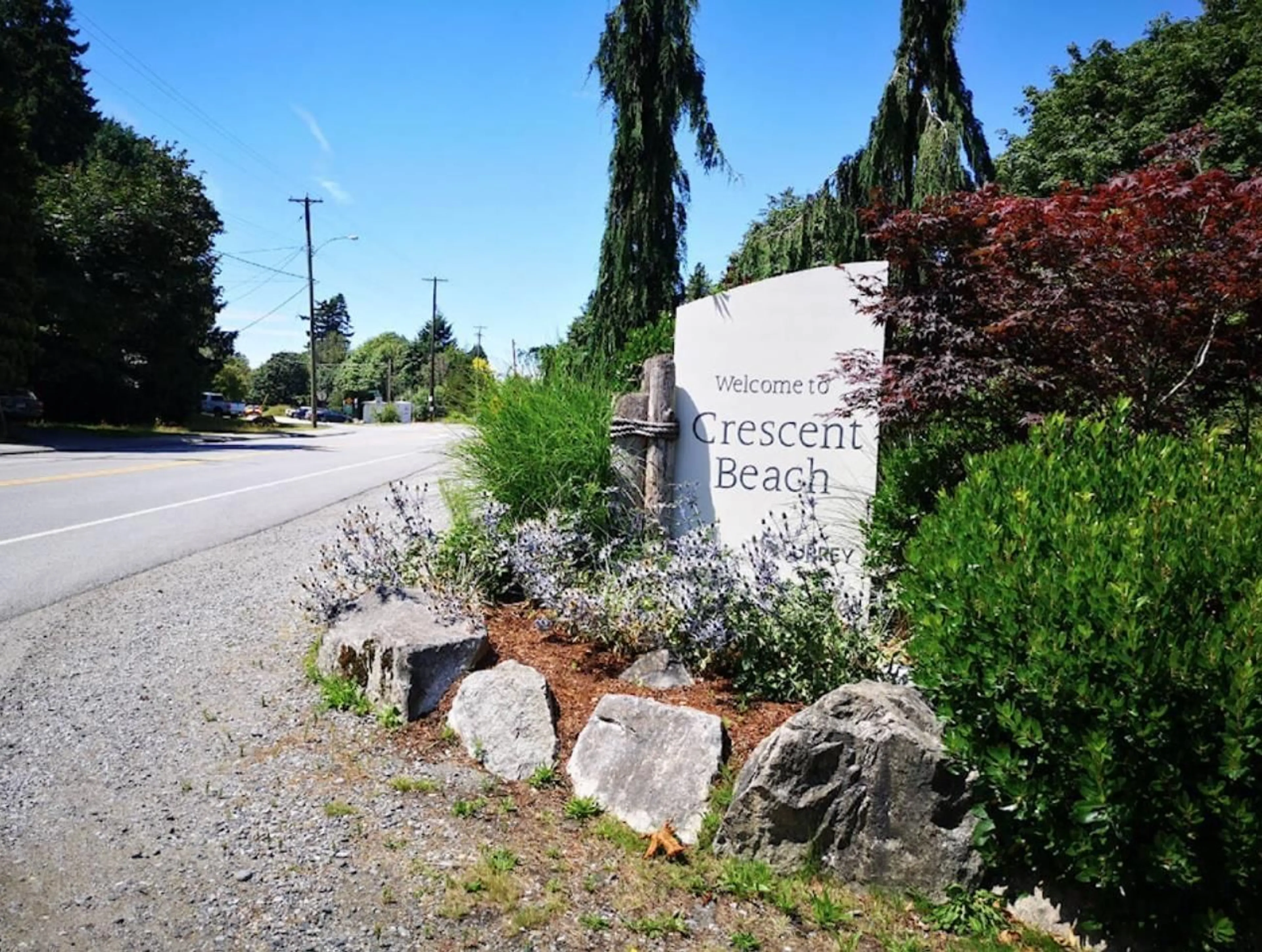A pic from outside/outdoor area/front of a property/back of a property/a pic from drone, street for 12250 AGAR, Surrey British Columbia V4A3C2