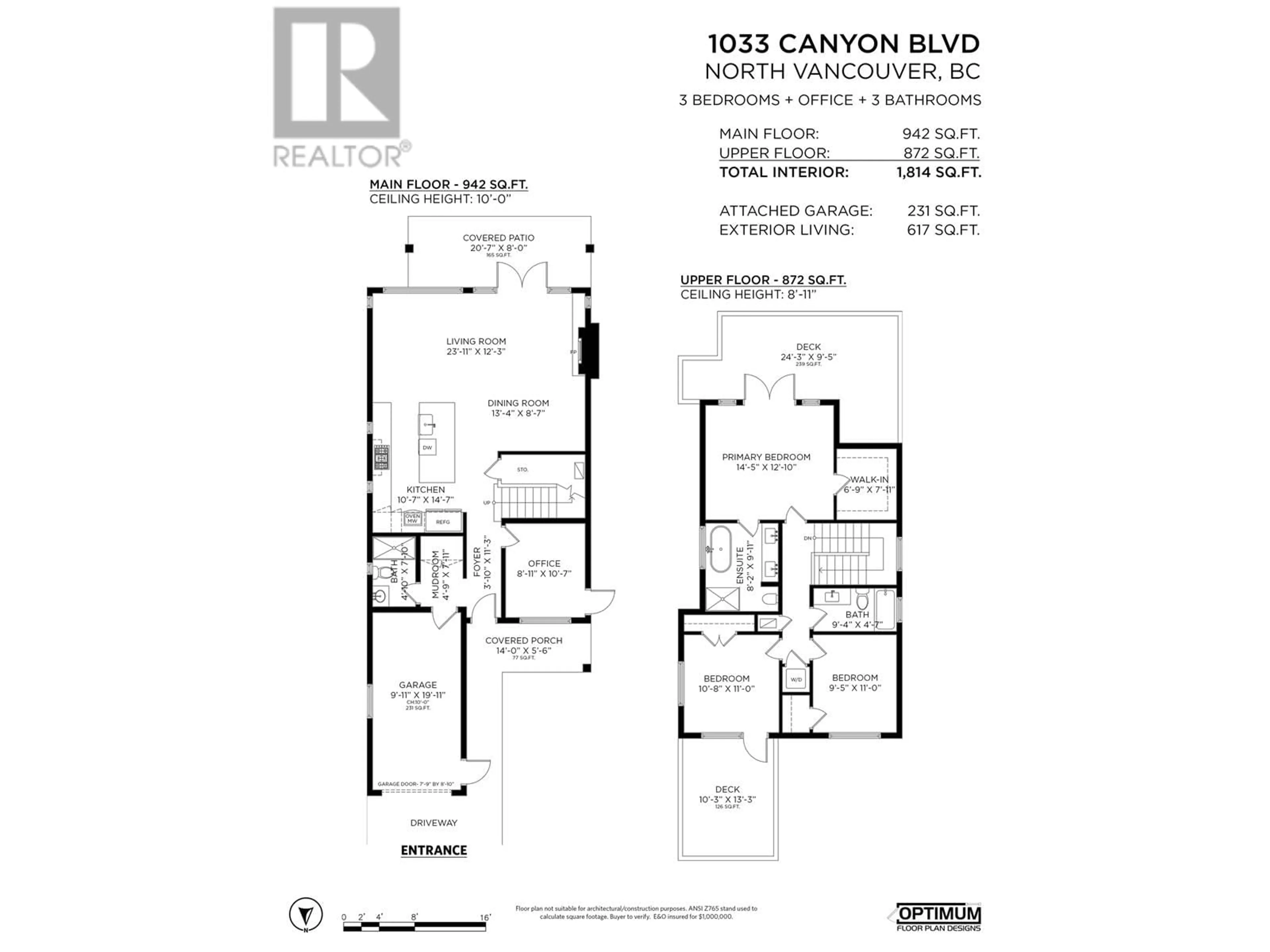 Floor plan for 1033 CANYON BOULEVARD, North Vancouver British Columbia V7R2K3