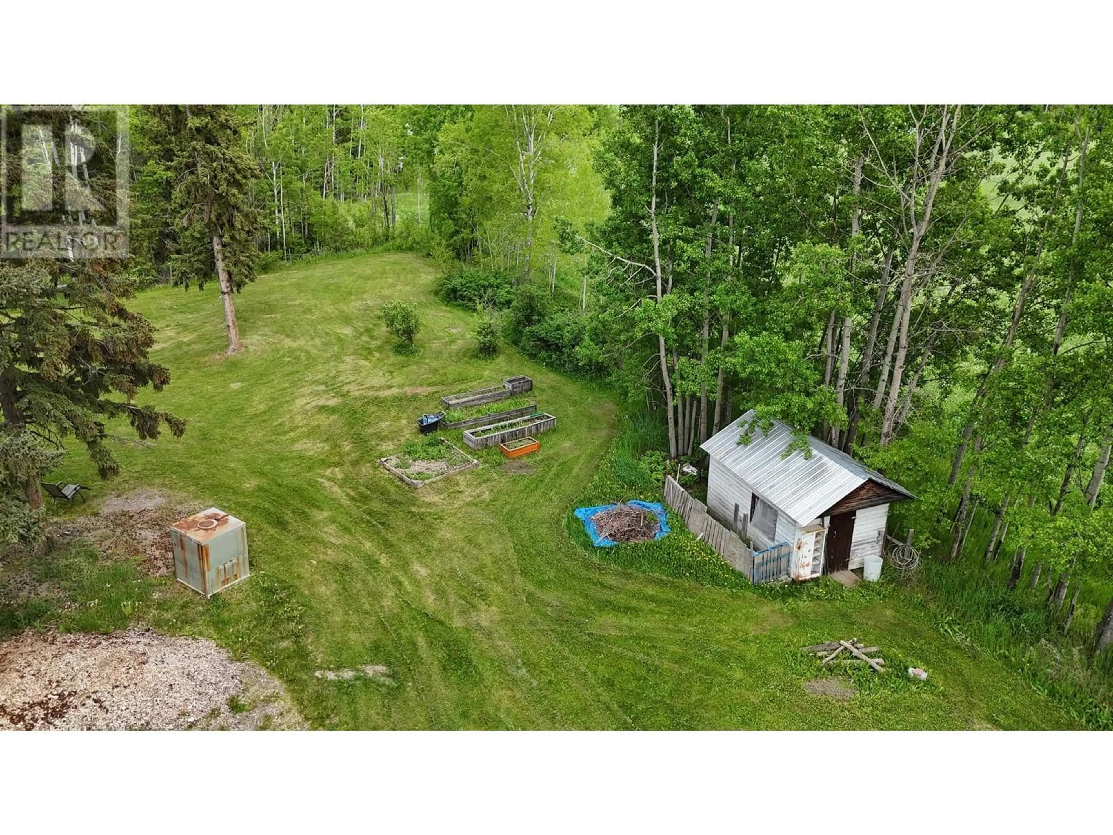 A pic from outside/outdoor area/front of a property/back of a property/a pic from drone, forest/trees view for 784 BARKERVILLE HIGHWAY, Quesnel British Columbia V2J6S6