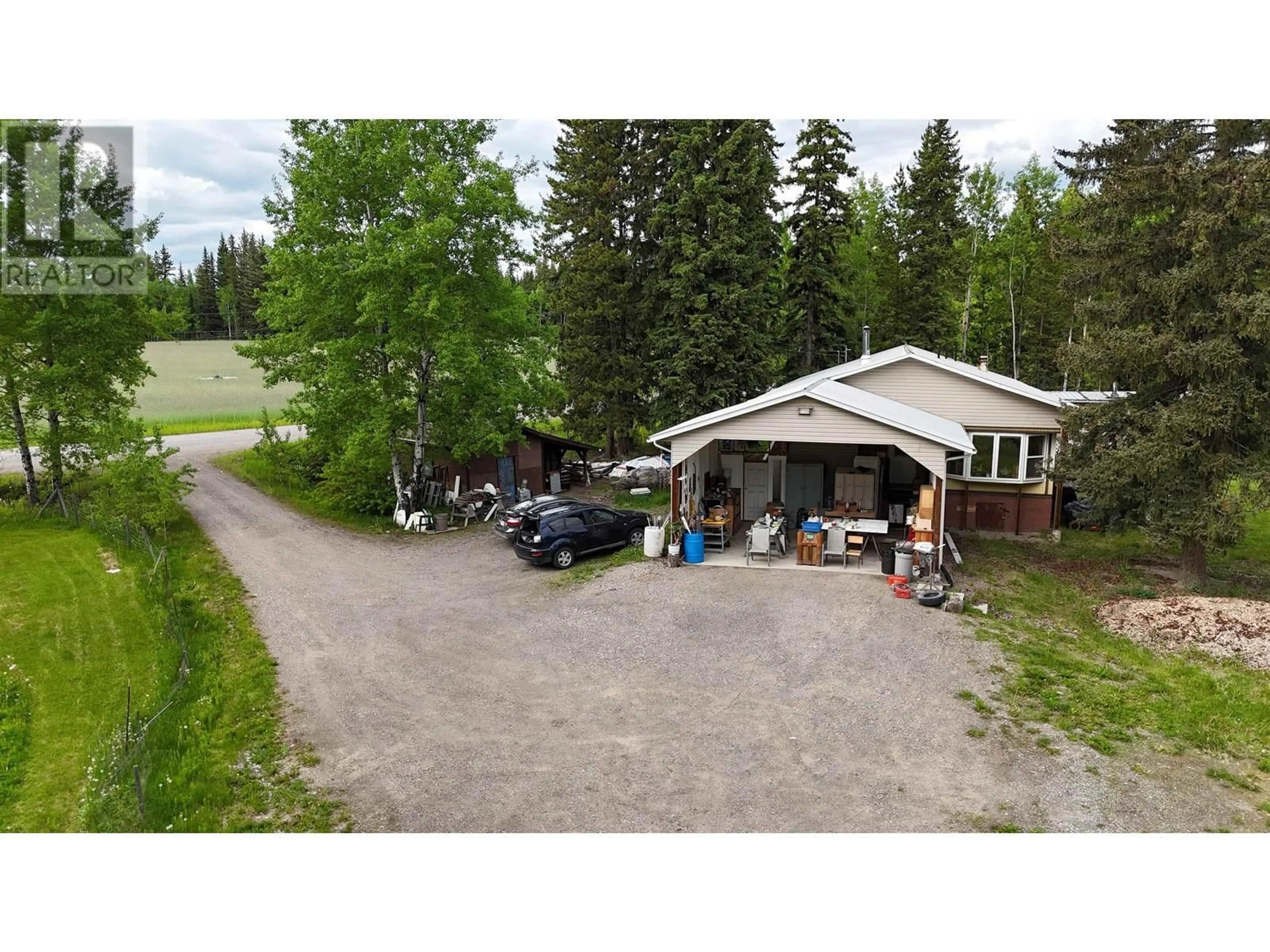 A pic from outside/outdoor area/front of a property/back of a property/a pic from drone, street for 784 BARKERVILLE HIGHWAY, Quesnel British Columbia V2J6S6