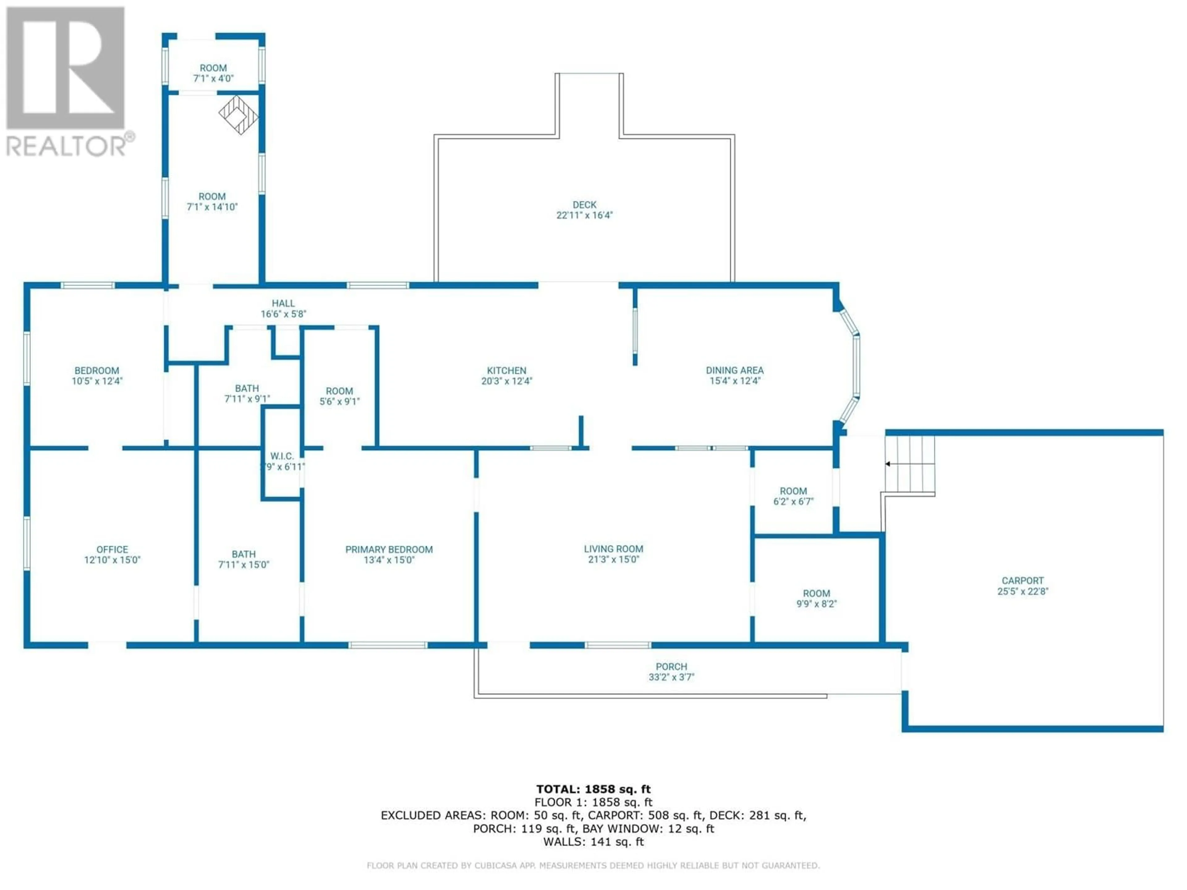Floor plan for 784 BARKERVILLE HIGHWAY, Quesnel British Columbia V2J6S6