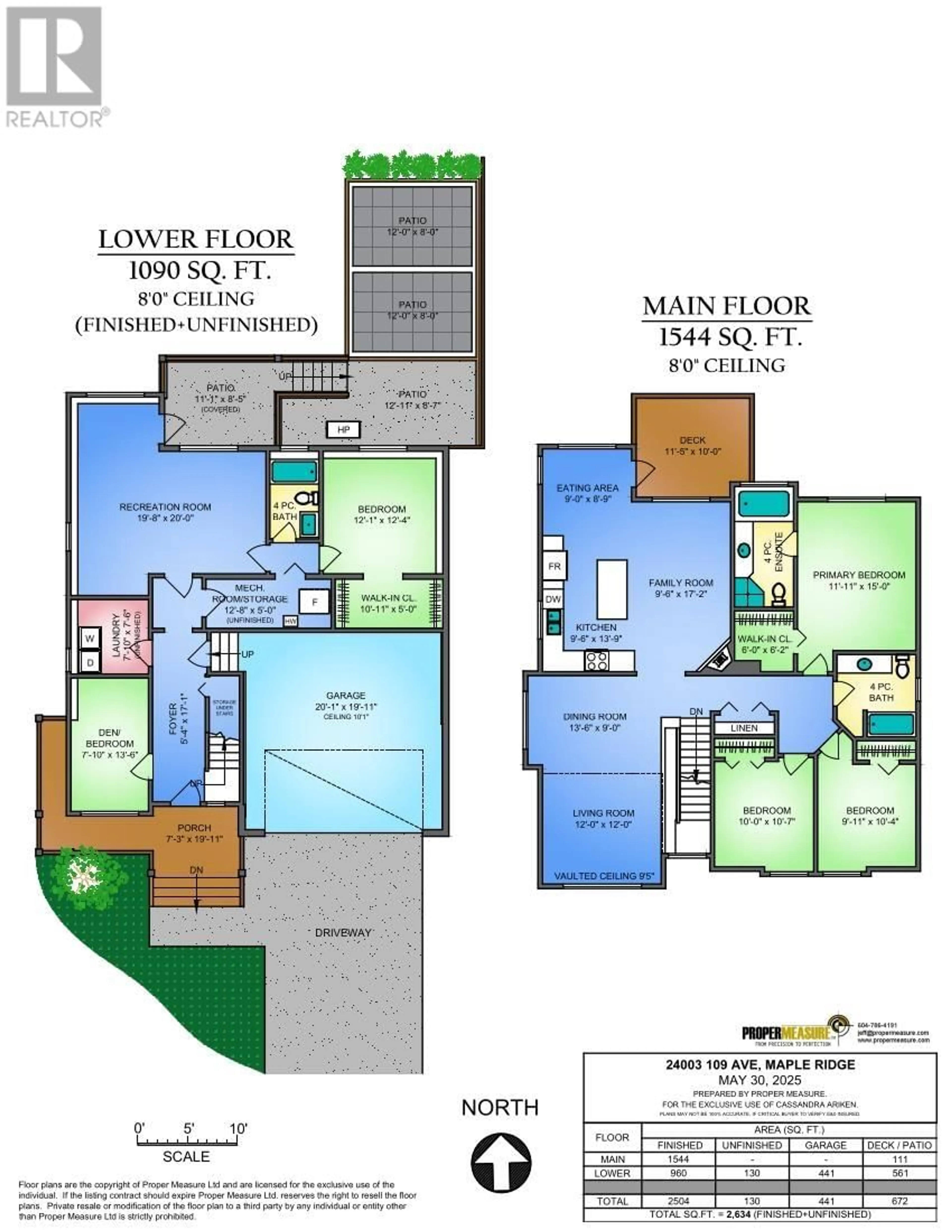 Floor plan for 24003 109 AVENUE, Maple Ridge British Columbia V2W1Z4