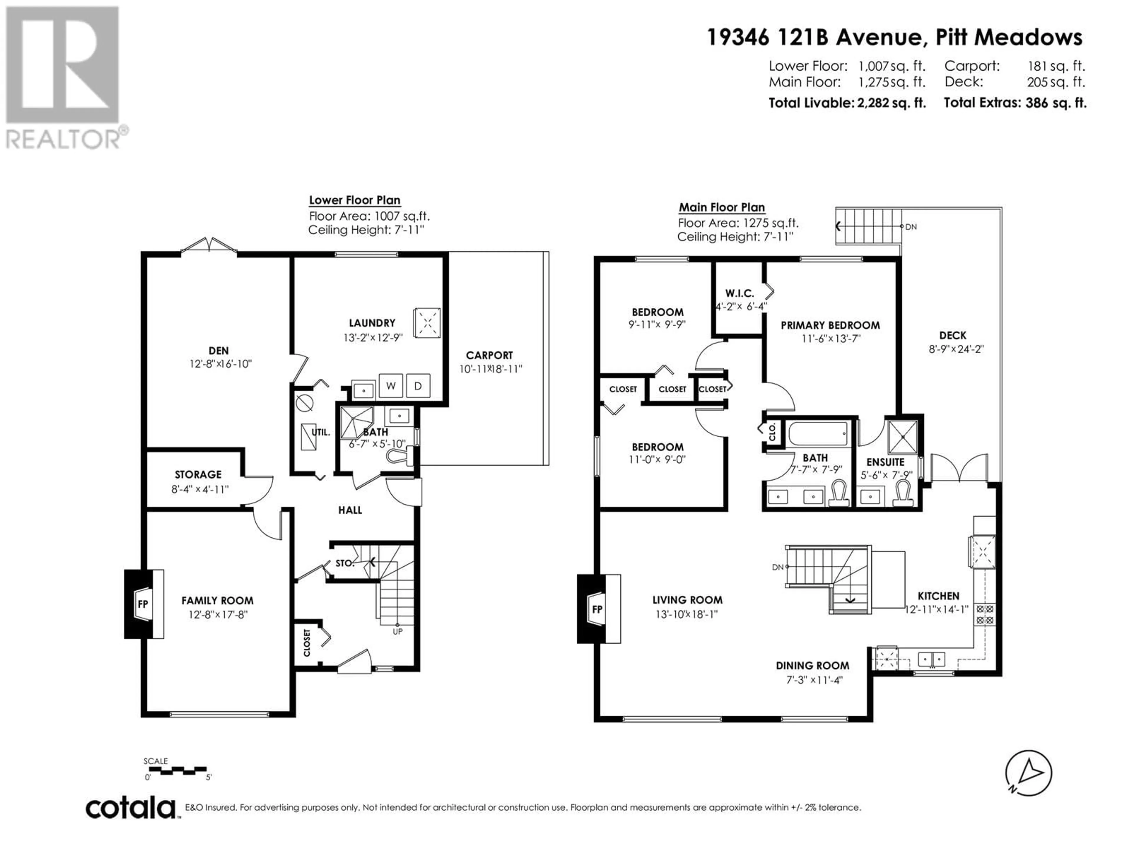 Floor plan for 19346 121B AVENUE, Pitt Meadows British Columbia V3Y1J4