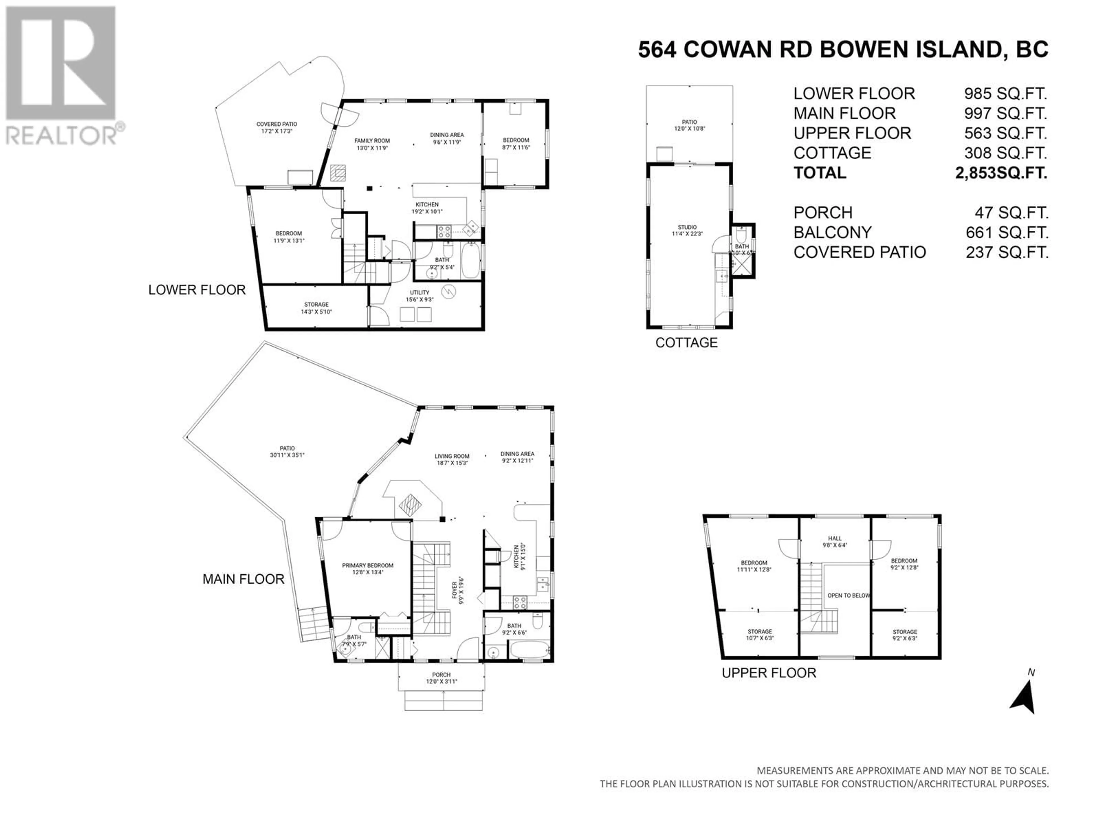 Floor plan for 564 COWAN ROAD, Bowen Island British Columbia V0N1G2