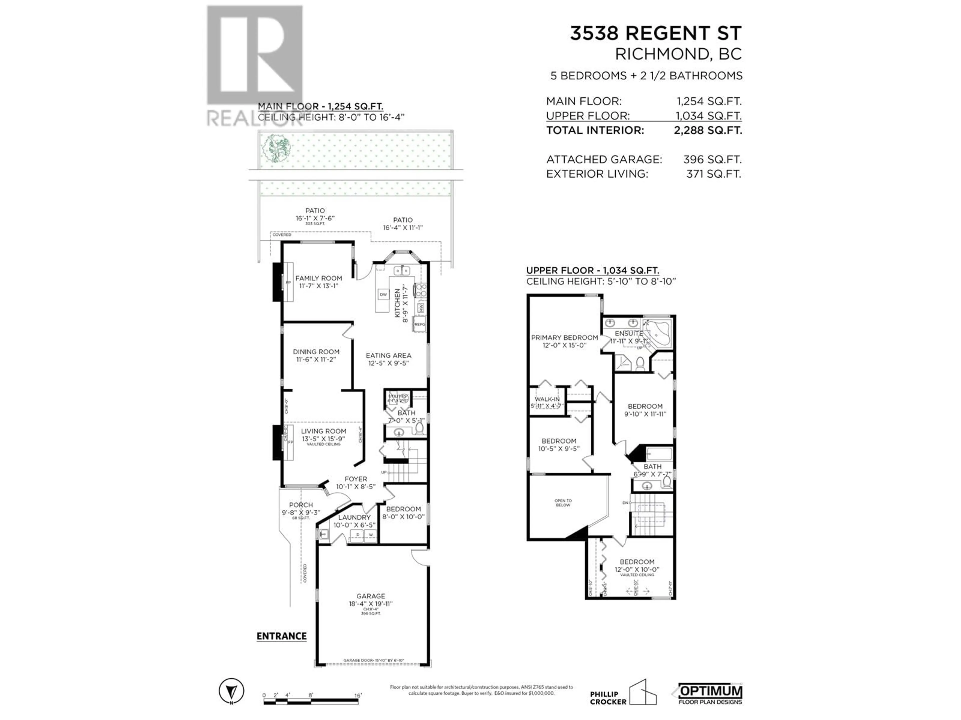 Floor plan for 3538 REGENT STREET, Richmond British Columbia V7E2N4