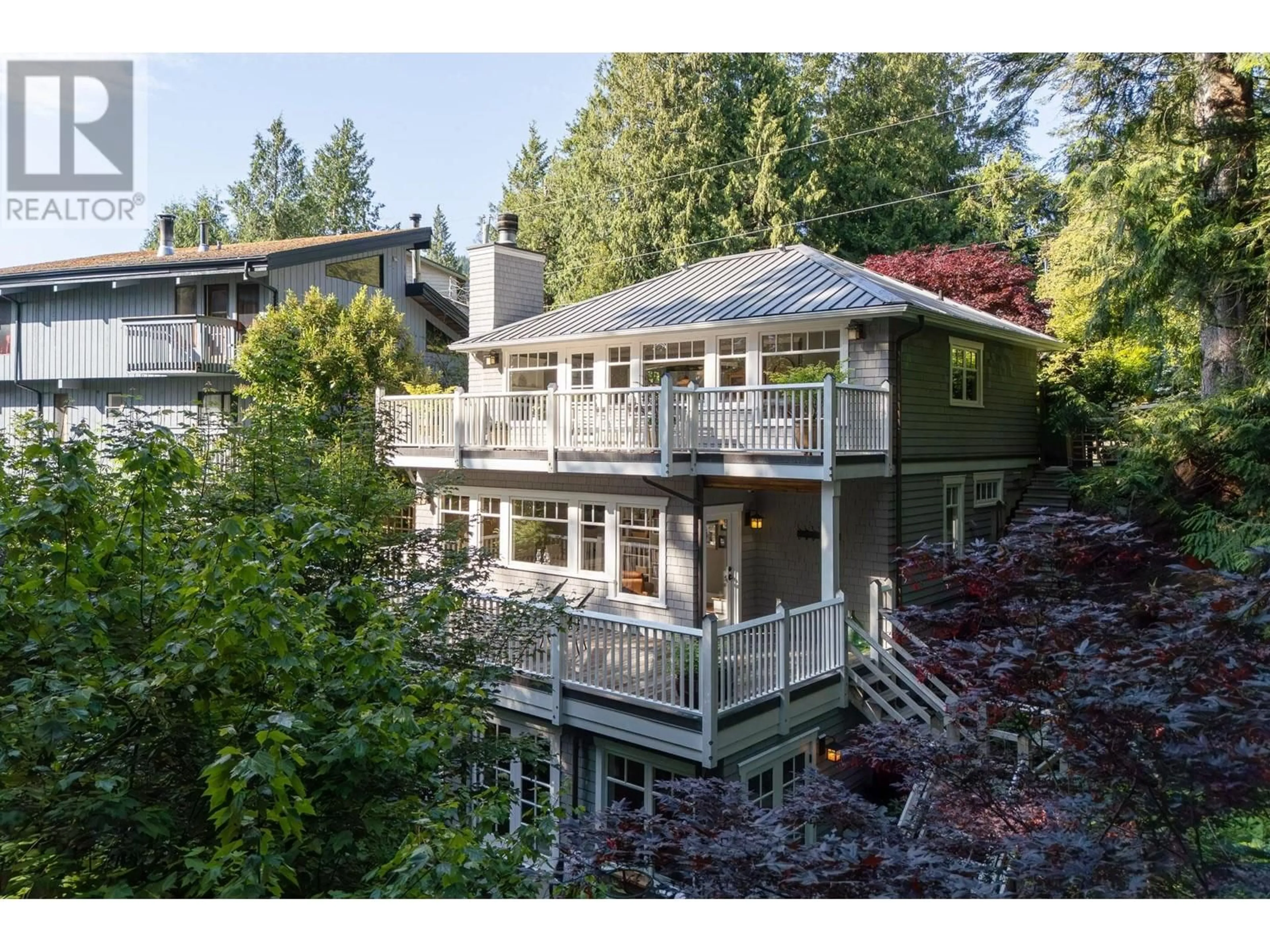 A pic from outside/outdoor area/front of a property/back of a property/a pic from drone, unknown for 1137 MILLER ROAD, Bowen Island British Columbia V0N1G1