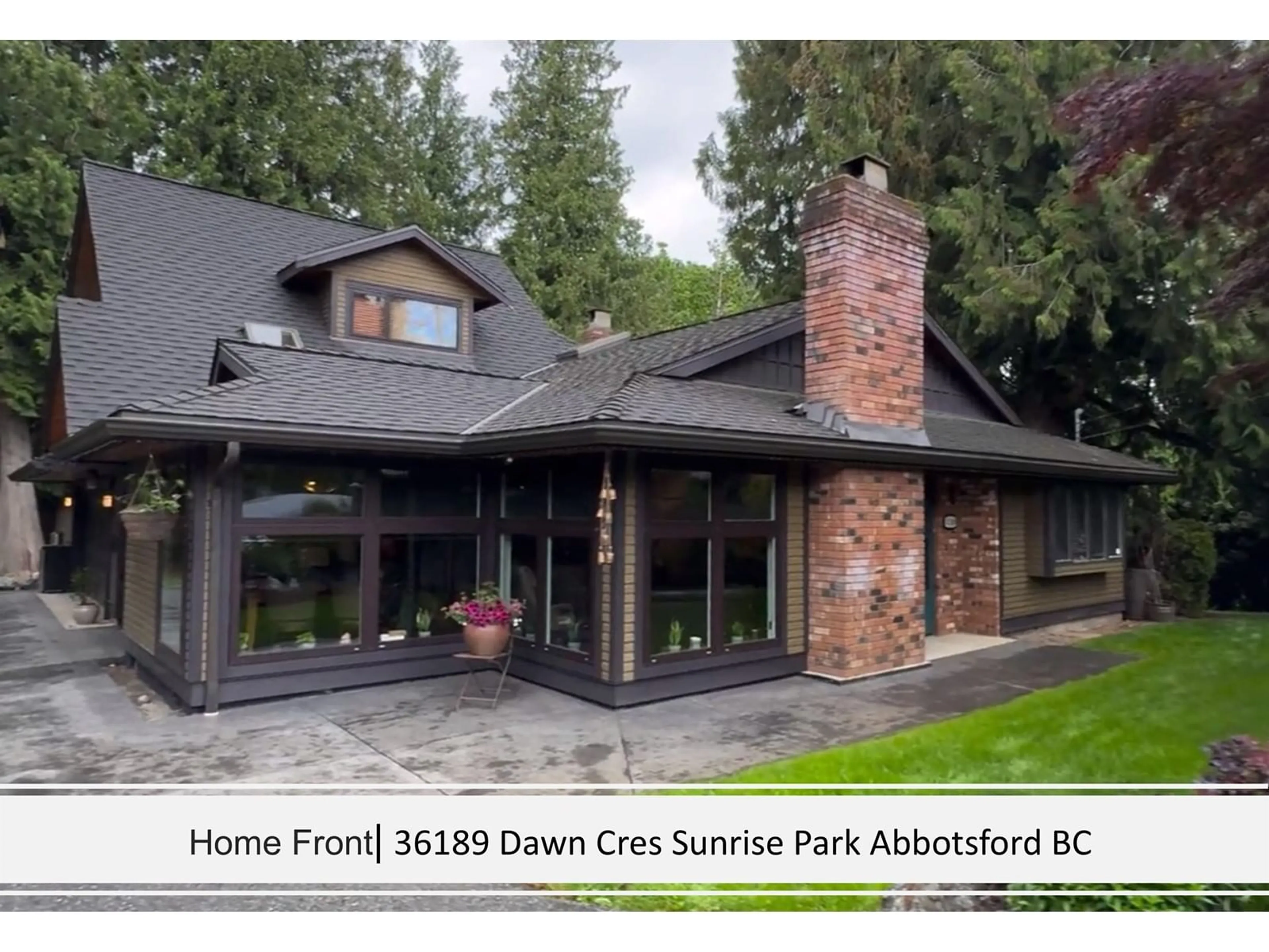 Home with brick exterior material, forest/trees view for 36189 DAWN, Abbotsford British Columbia V3G1C6