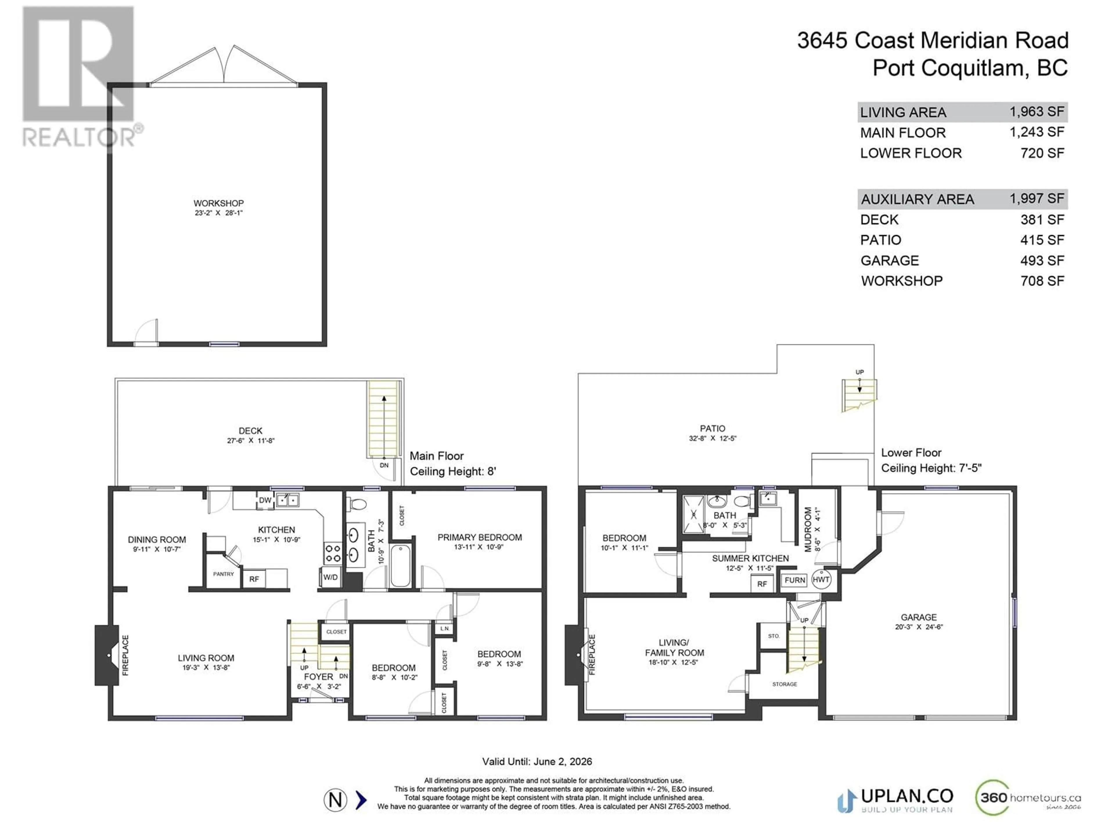 Floor plan for 3645 COAST MERIDIAN ROAD, Port Coquitlam British Columbia V3B3N9