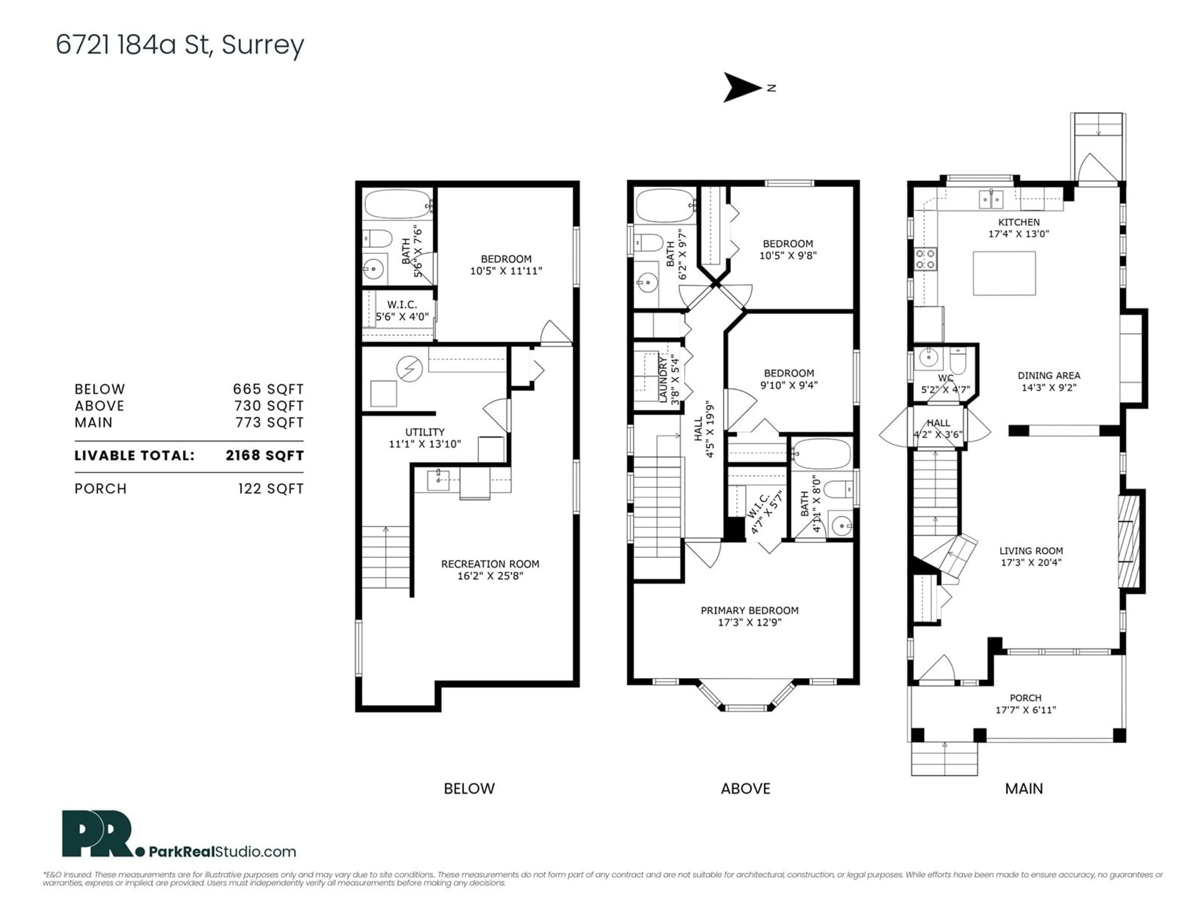 Floor plan for 6721 184A, Surrey British Columbia V3S9A8