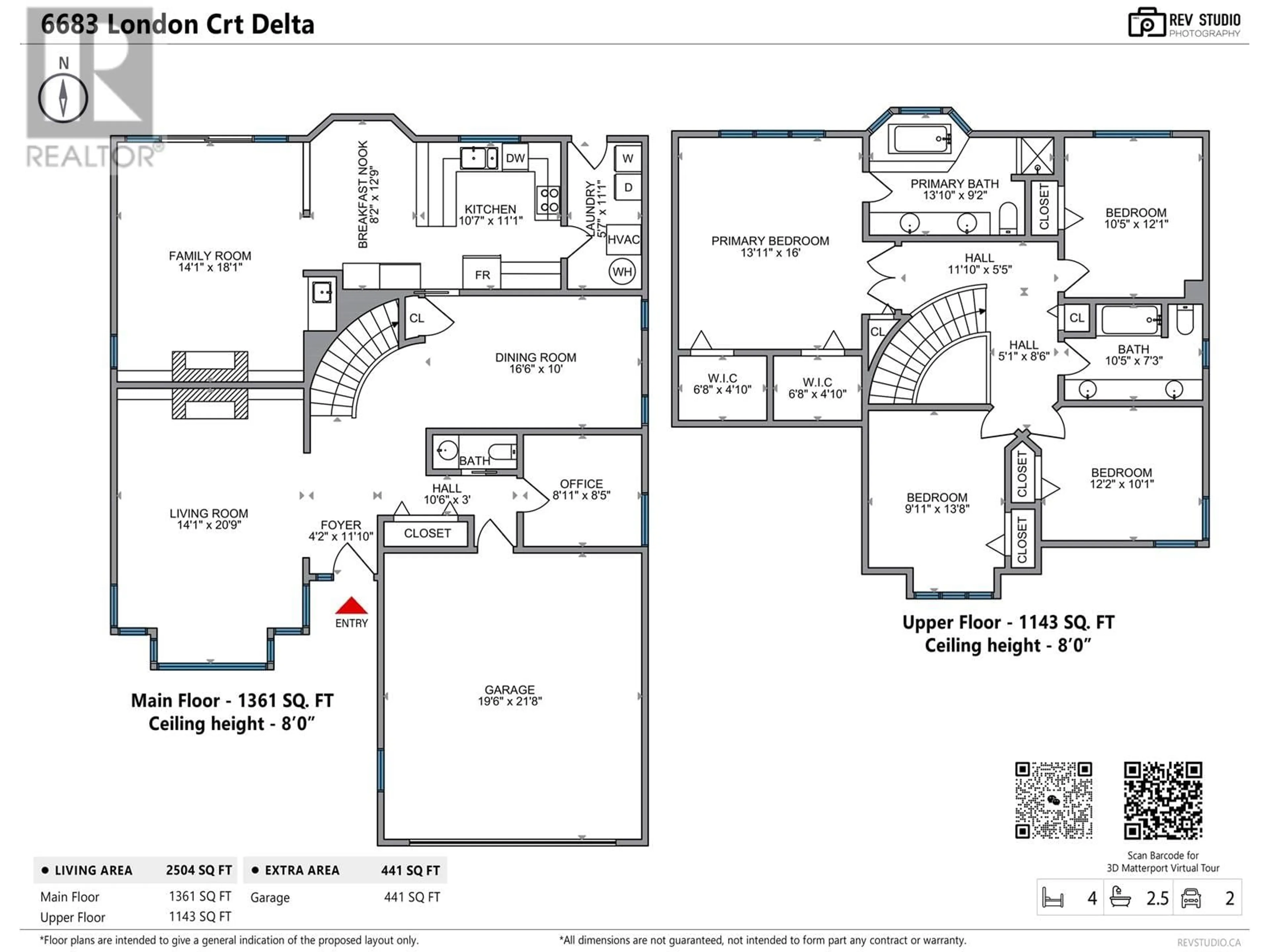 Floor plan for 6683 LONDON COURT, Delta British Columbia V4K4W7