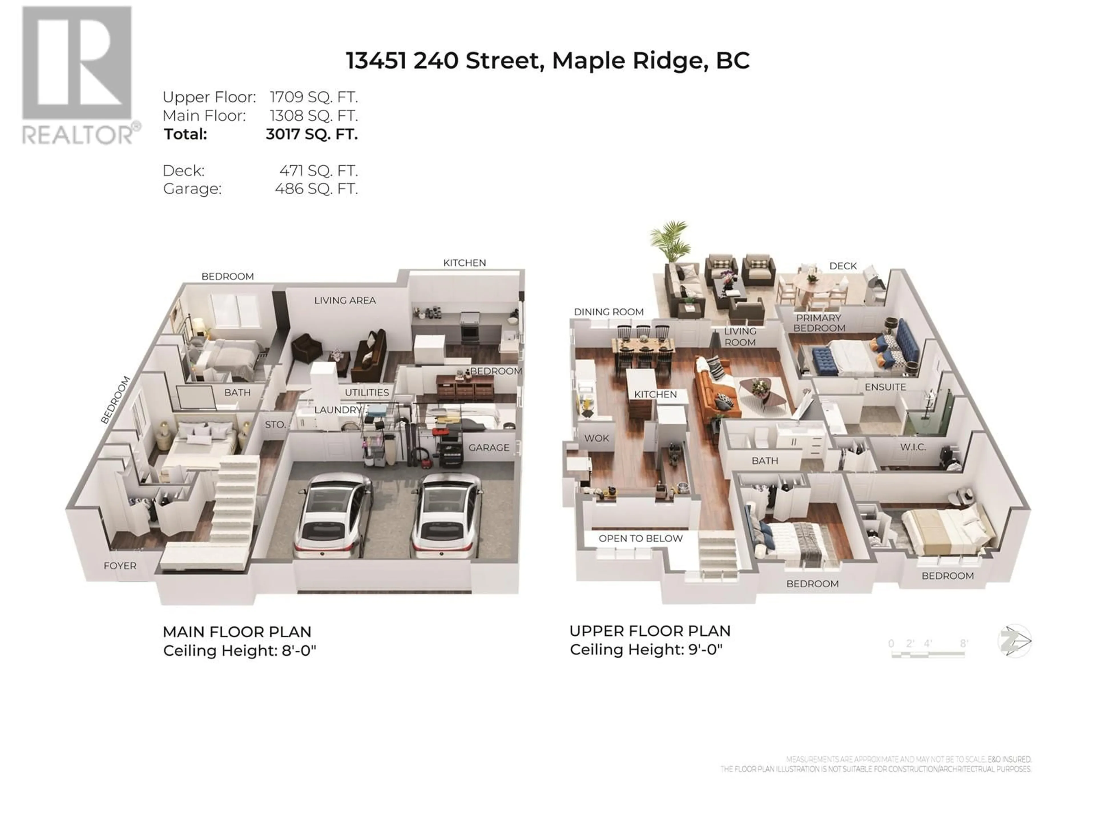 Floor plan for 13451 240 STREET, Maple Ridge British Columbia V4R0A4