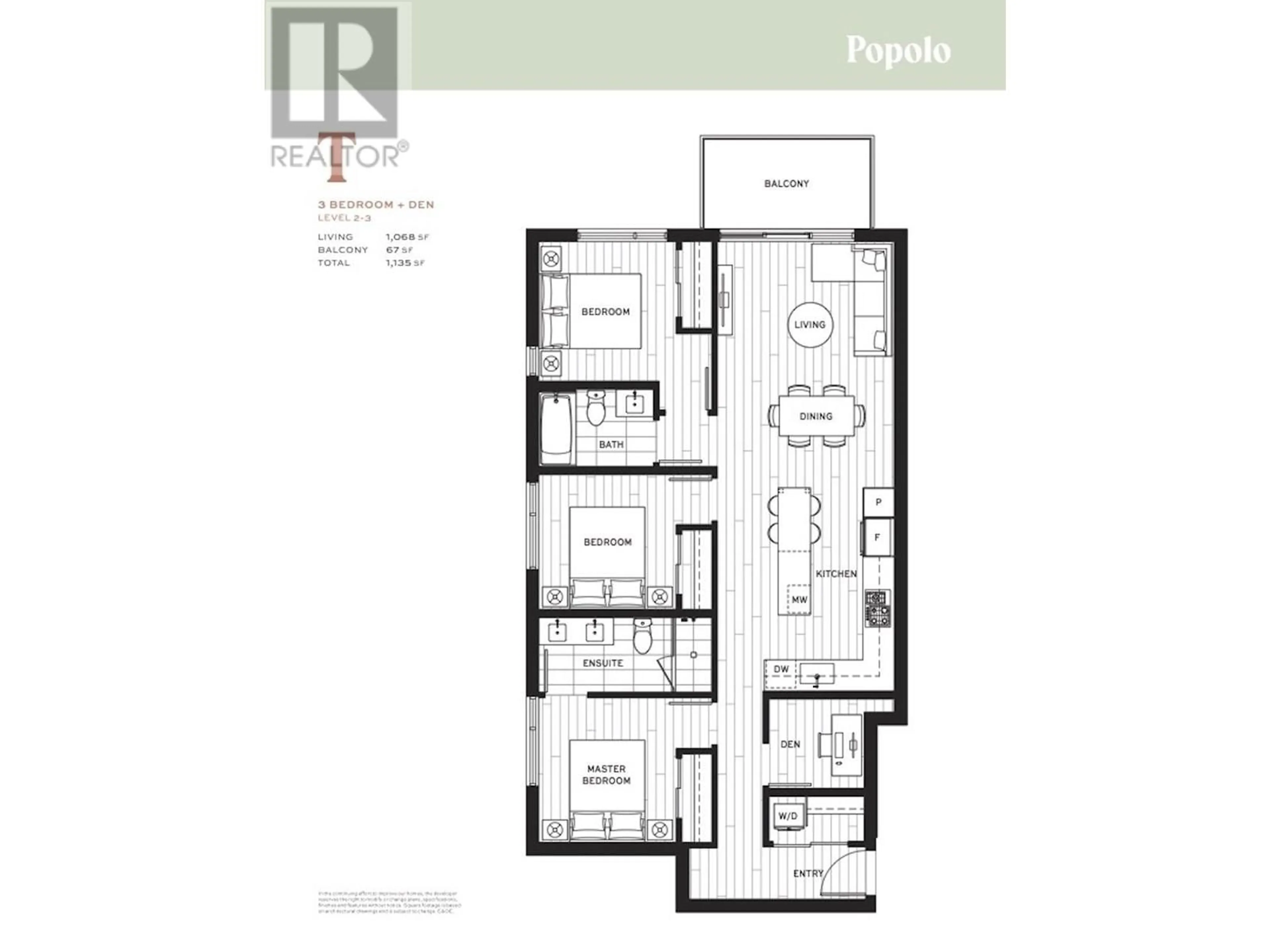 Floor plan for 210 - 2235 BROADWAY, Vancouver British Columbia V5N0J5