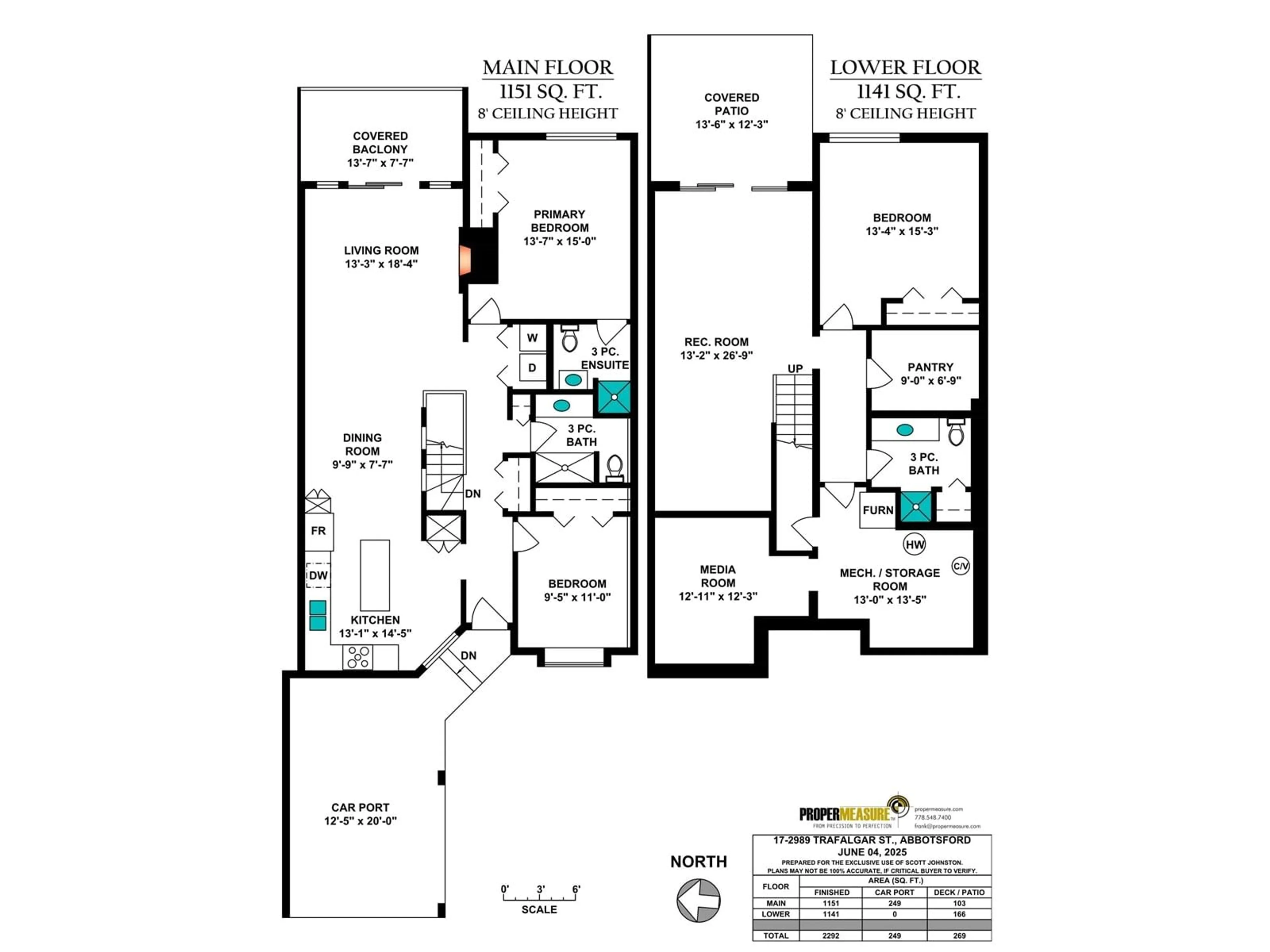 Floor plan for 17 - 2989 TRAFALGAR, Abbotsford British Columbia V2S7X9