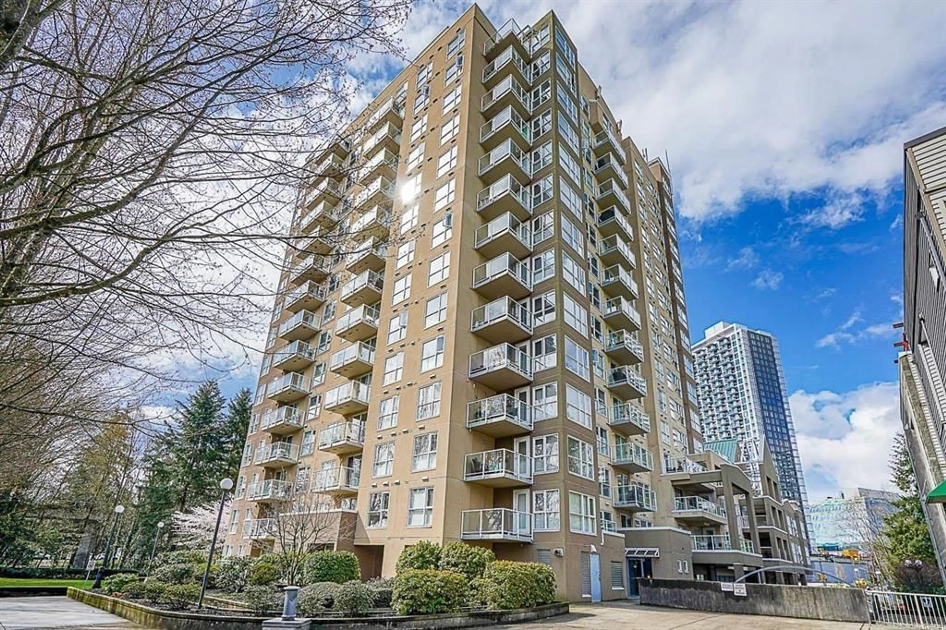 A pic from outside/outdoor area/front of a property/back of a property/a pic from drone, building for 404 - 9830 WHALLEY, Surrey British Columbia V3T5S7