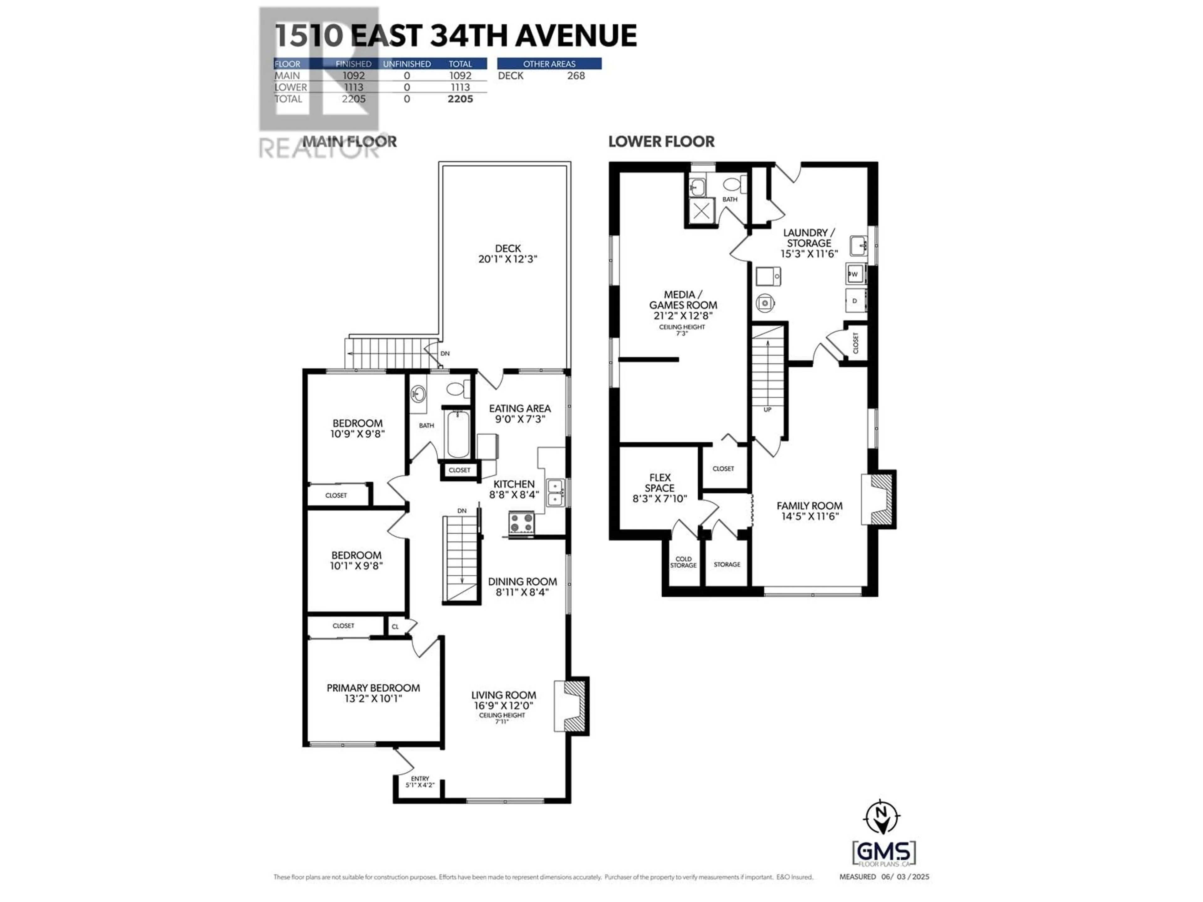 Floor plan for 1510 34TH AVENUE, Vancouver British Columbia V5P1A1