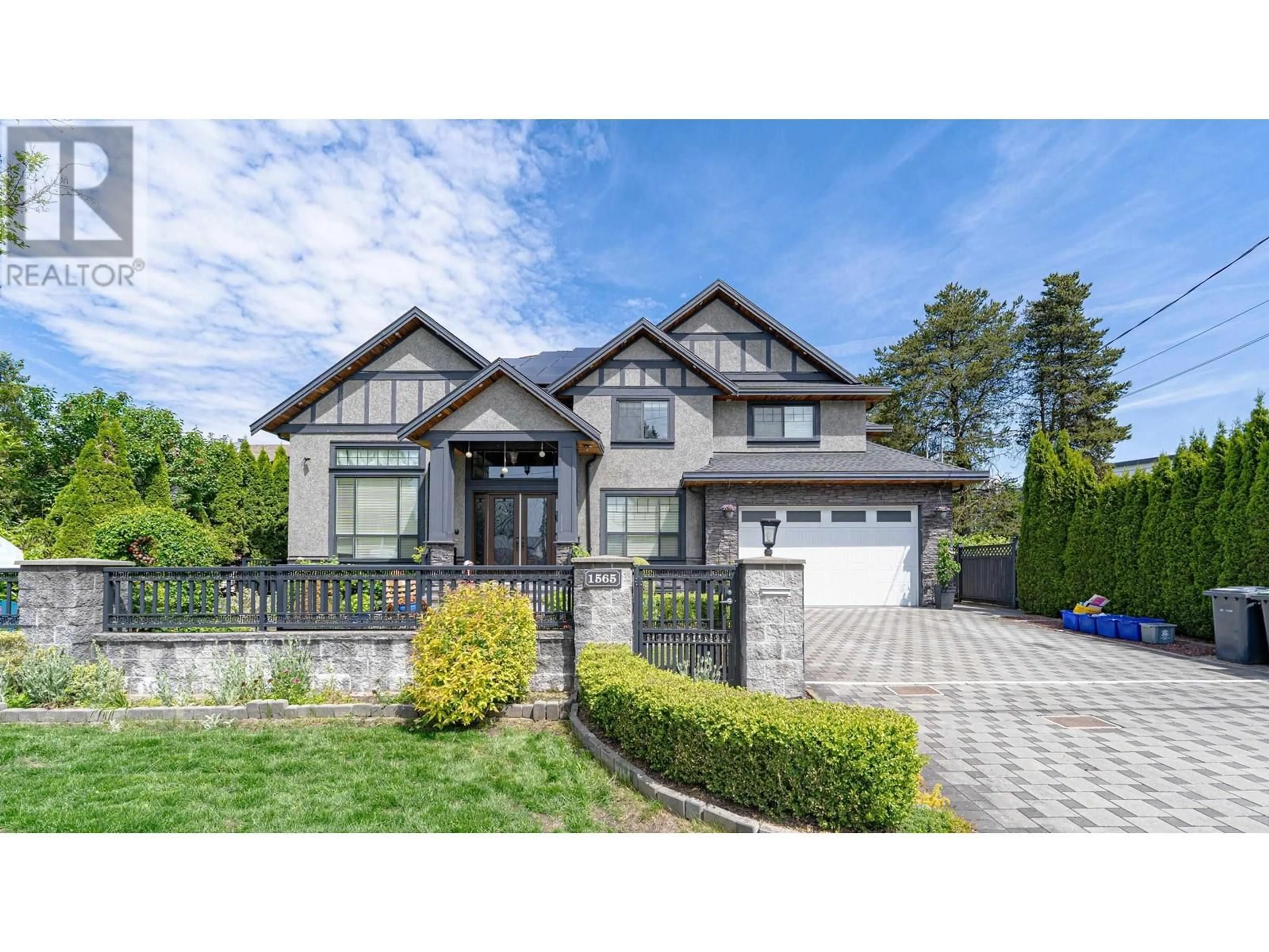 Home with brick exterior material, street for 1565 KING ALBERT AVENUE, Coquitlam British Columbia V3J1Y7