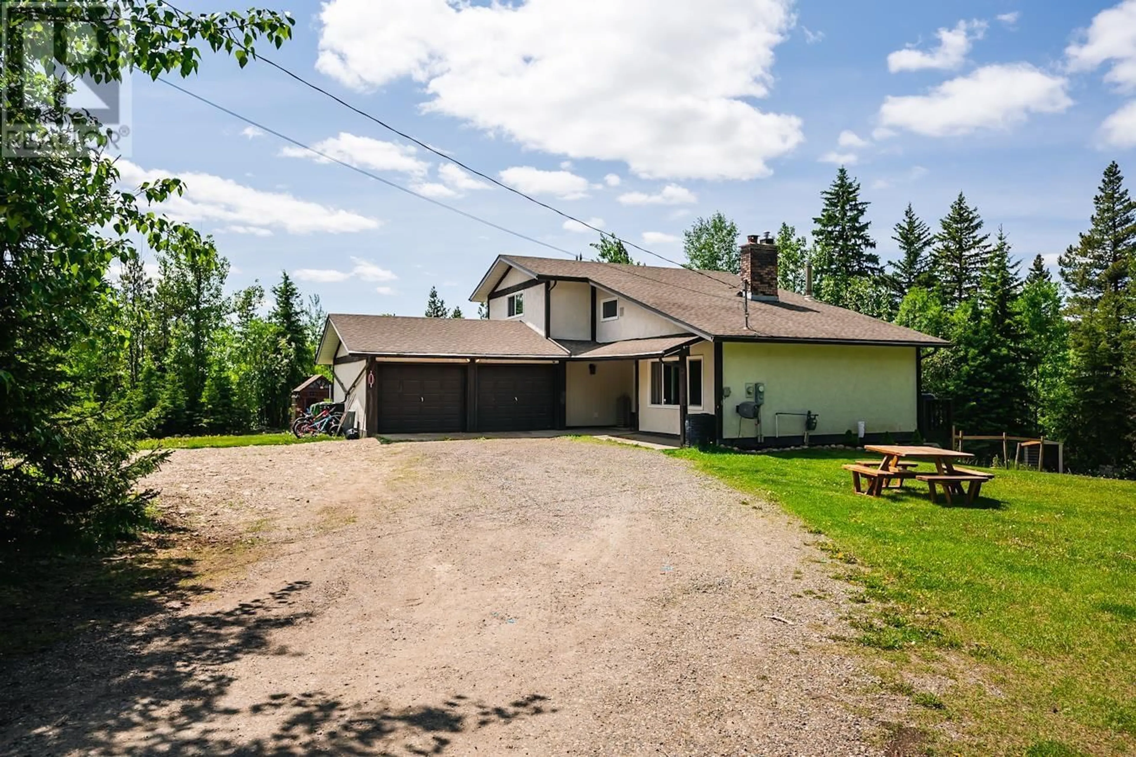 A pic from outside/outdoor area/front of a property/back of a property/a pic from drone, unknown for 9695 HEIGHTS ROAD, Prince George British Columbia V2N5A8