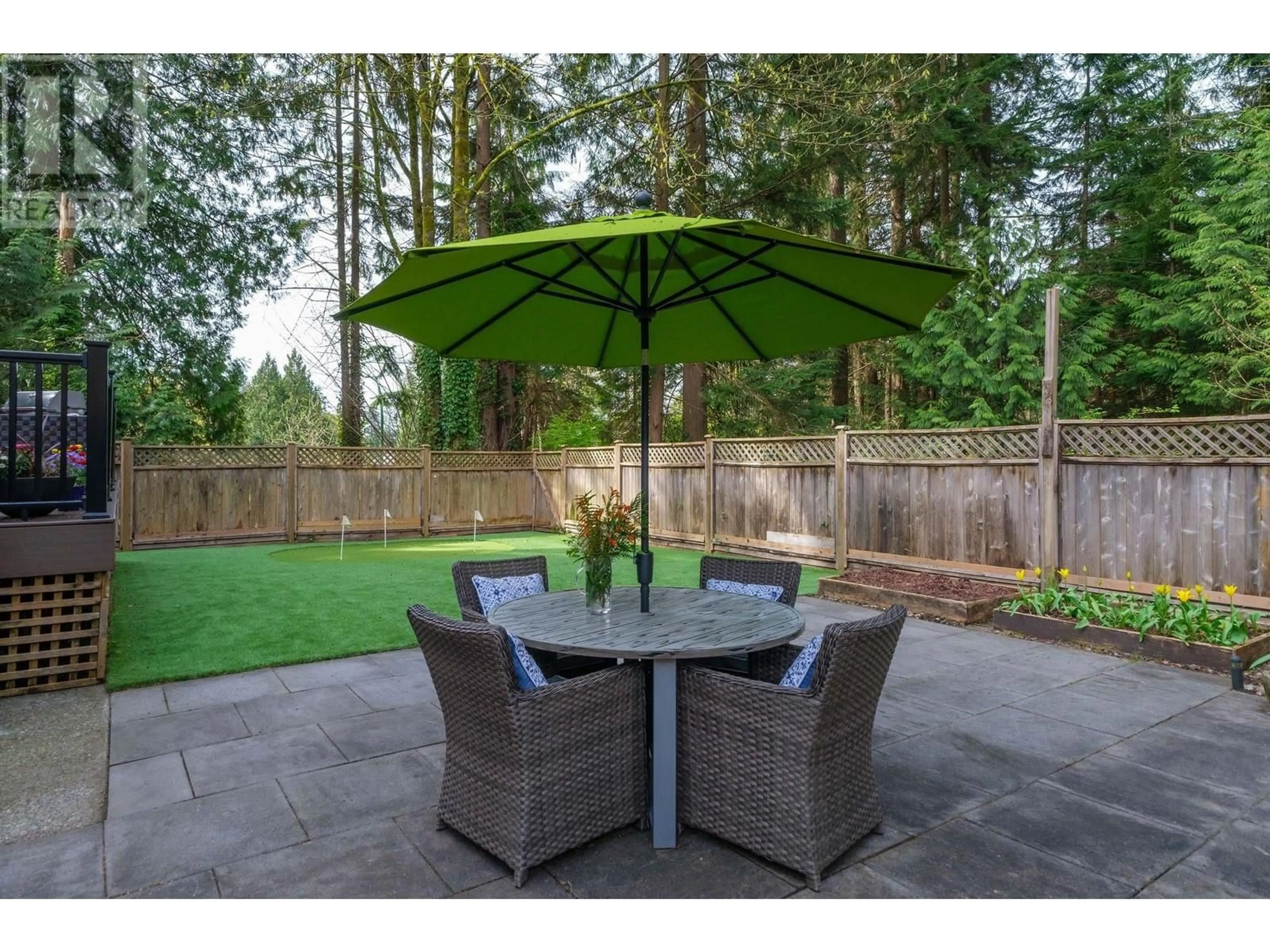 Patio, forest/trees view for 1663 CASCADE COURT, North Vancouver British Columbia V7G2G1