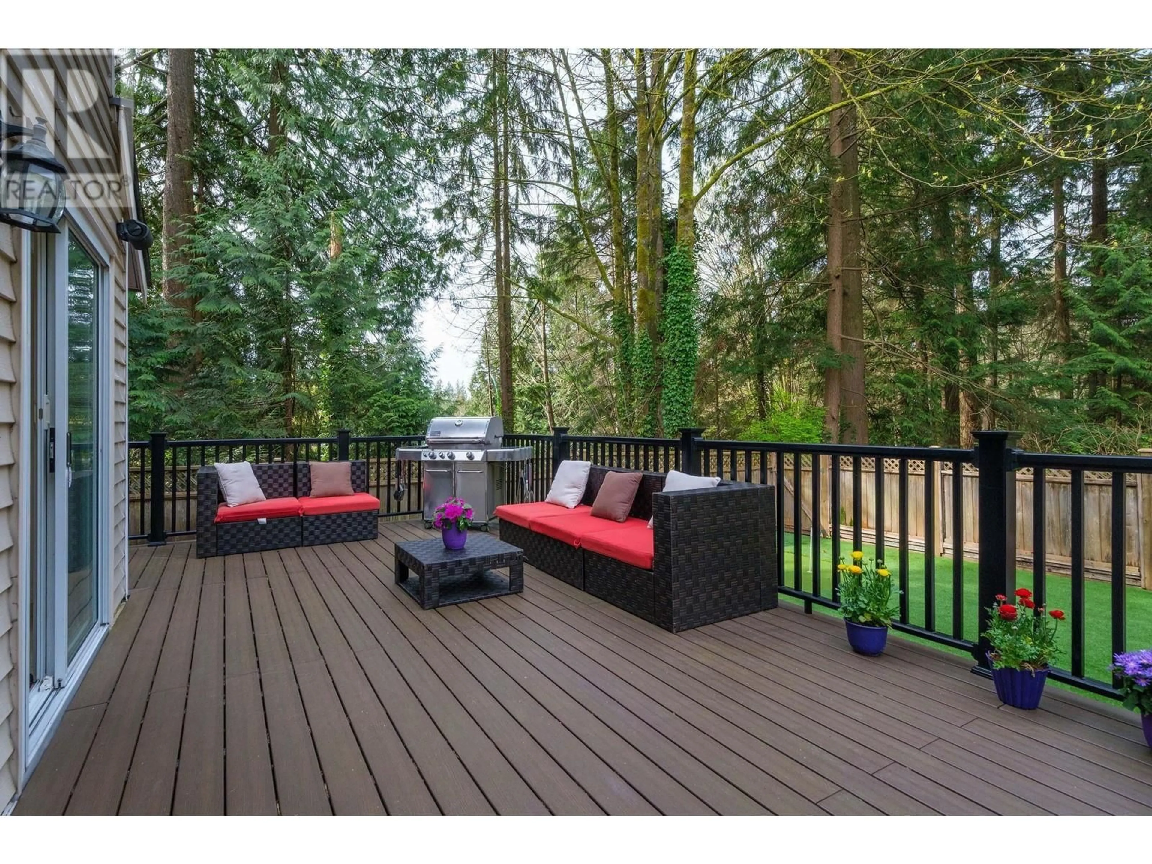 Patio, forest/trees view for 1663 CASCADE COURT, North Vancouver British Columbia V7G2G1