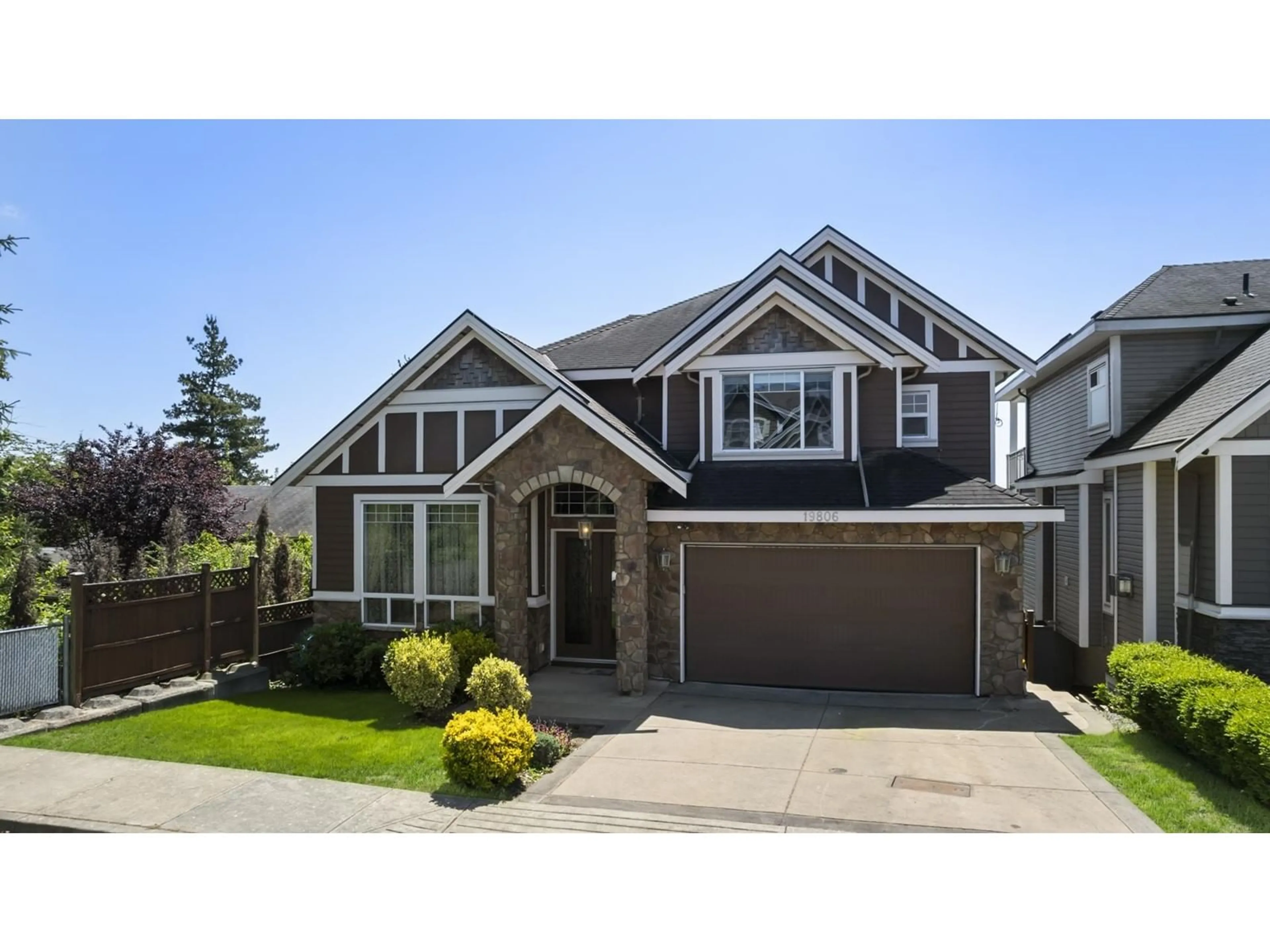 Home with vinyl exterior material, street for 19806 68B, Langley British Columbia V2Y3H4