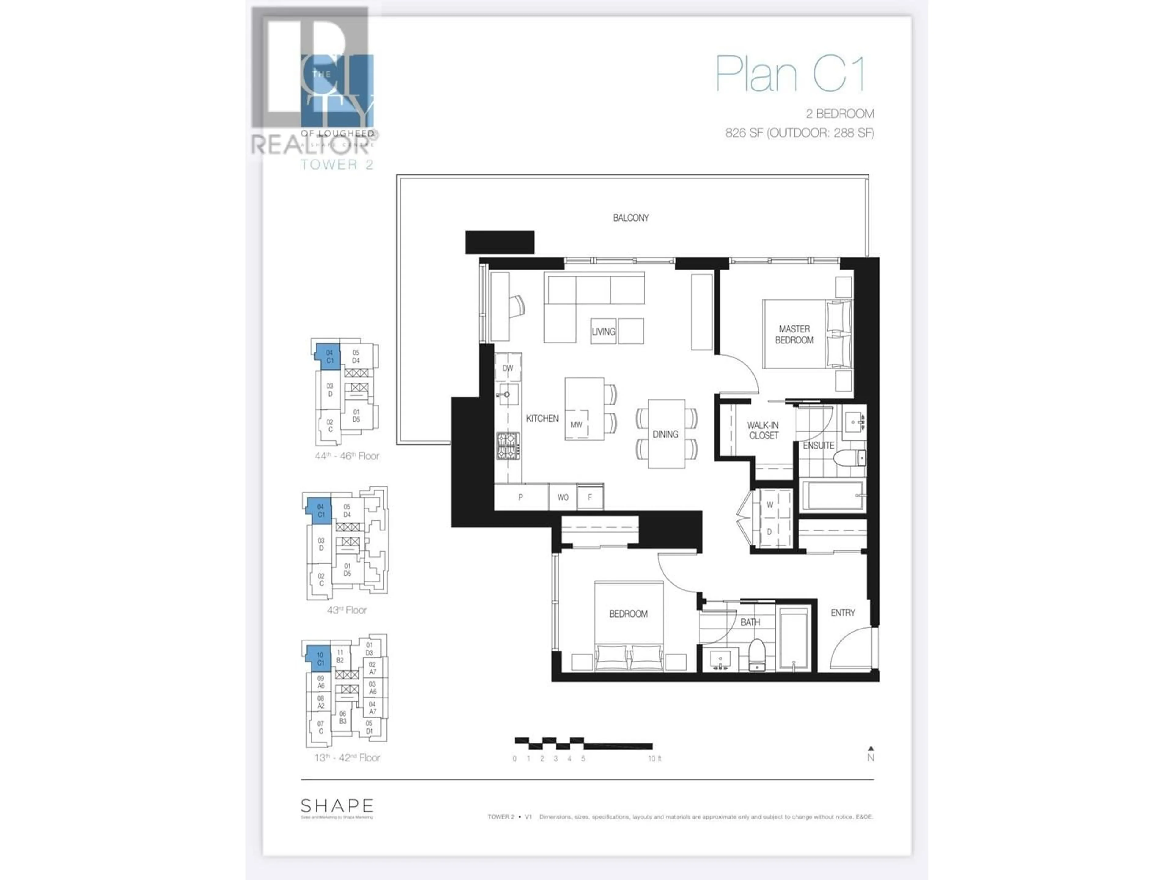 Floor plan for 4304 - 3833 EVERGREEN PLACE, Burnaby British Columbia V3J0M2