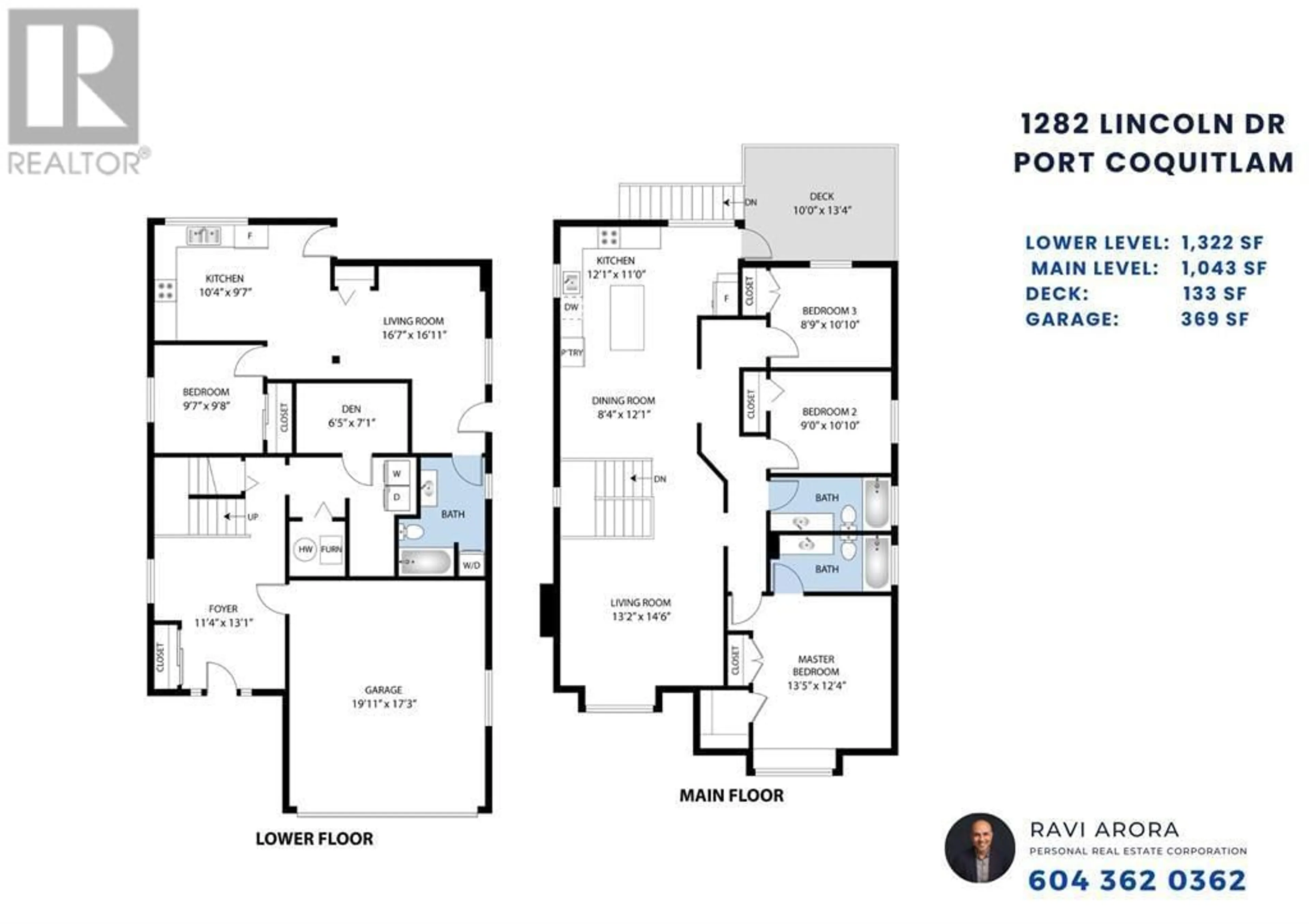 Floor plan for 1282 LINCOLN DRIVE, Port Coquitlam British Columbia V3B7J5
