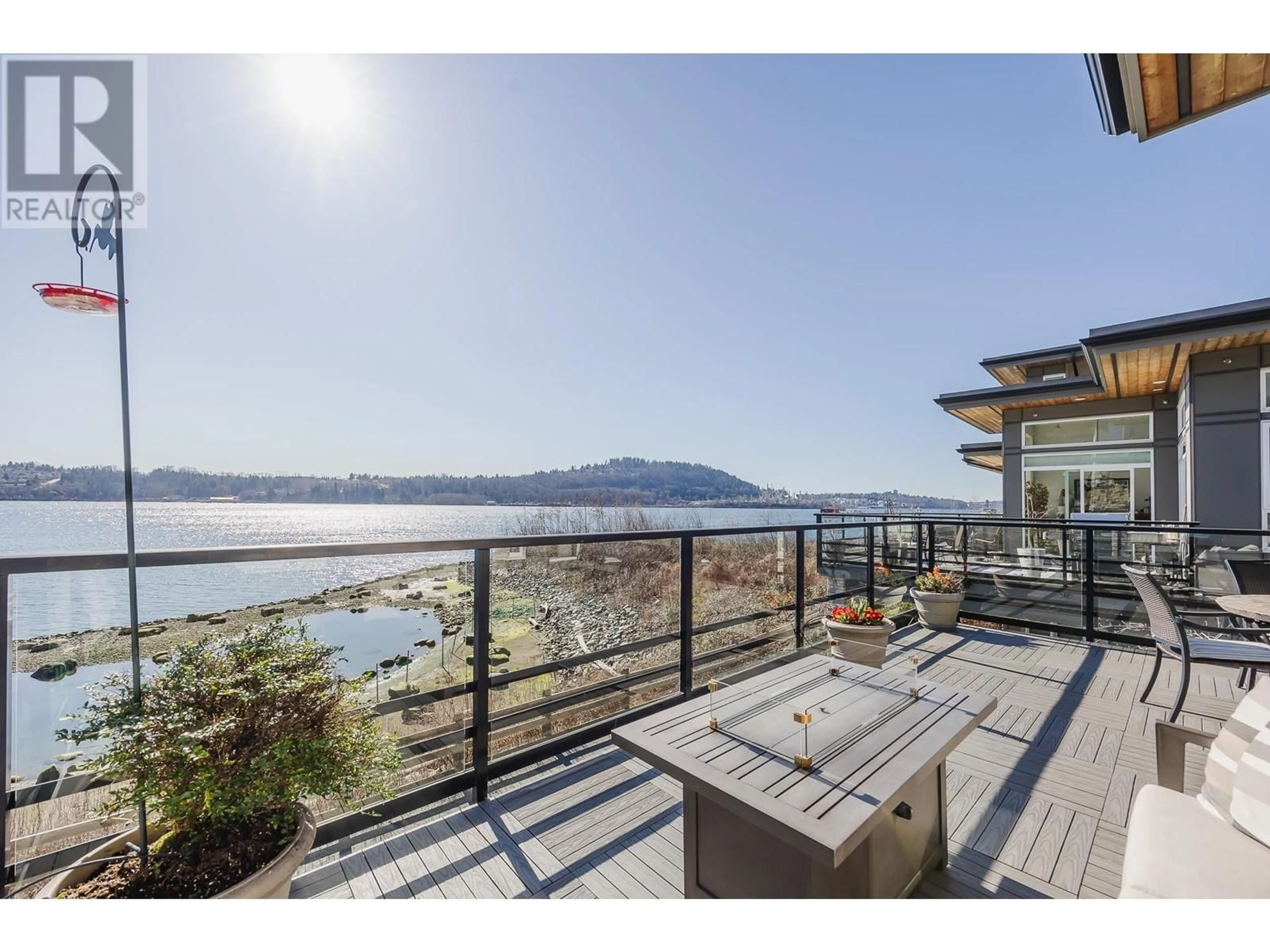 Patio, water/lake/river/ocean view for 3913 CATES LANDING WAY, North Vancouver British Columbia V7G0A6