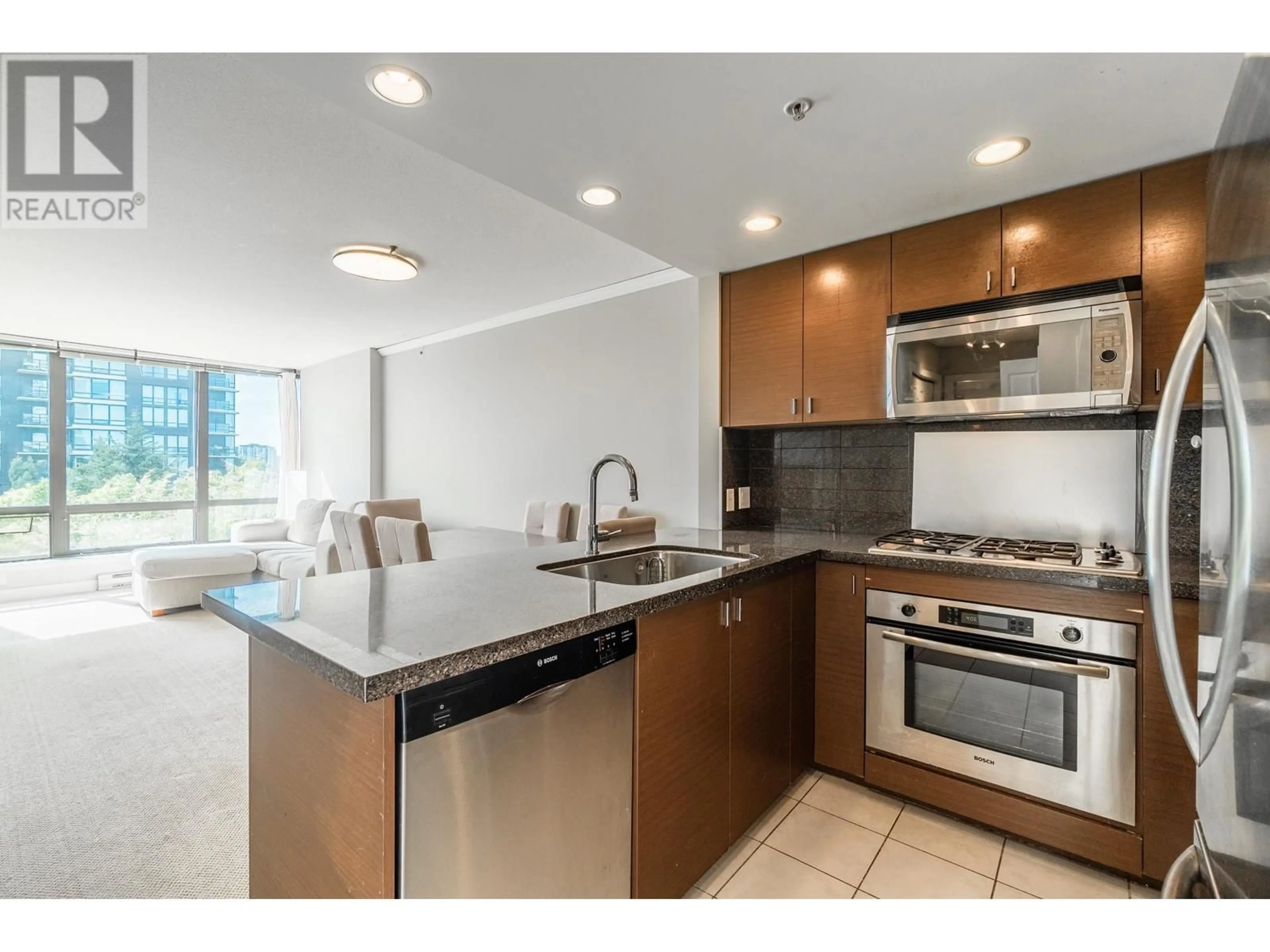 Standard kitchen, ceramic/tile floor for 705 - 6333 KATSURA STREET, Richmond British Columbia V6Y4L9