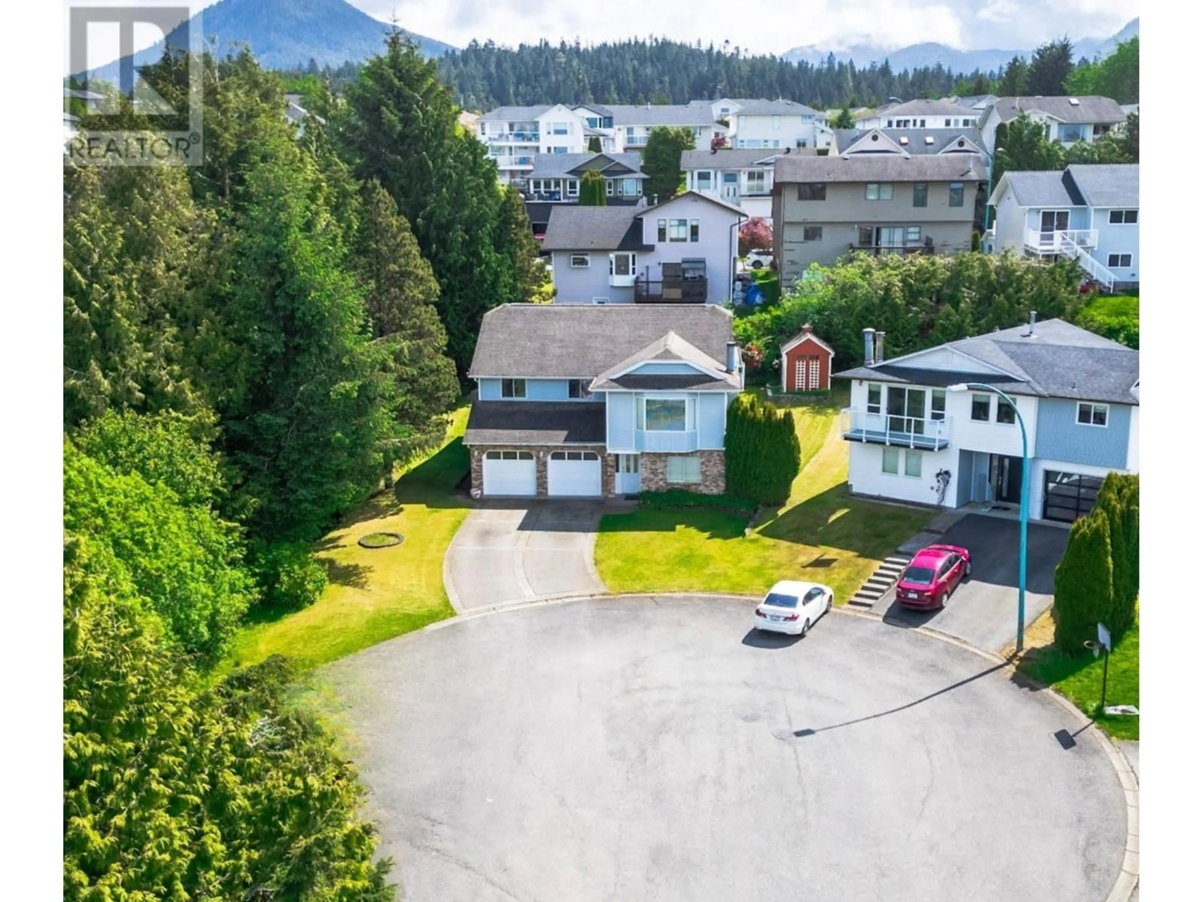 A pic from outside/outdoor area/front of a property/back of a property/a pic from drone, unknown for 112 COLLART PLACE, Prince Rupert British Columbia V8J4L9