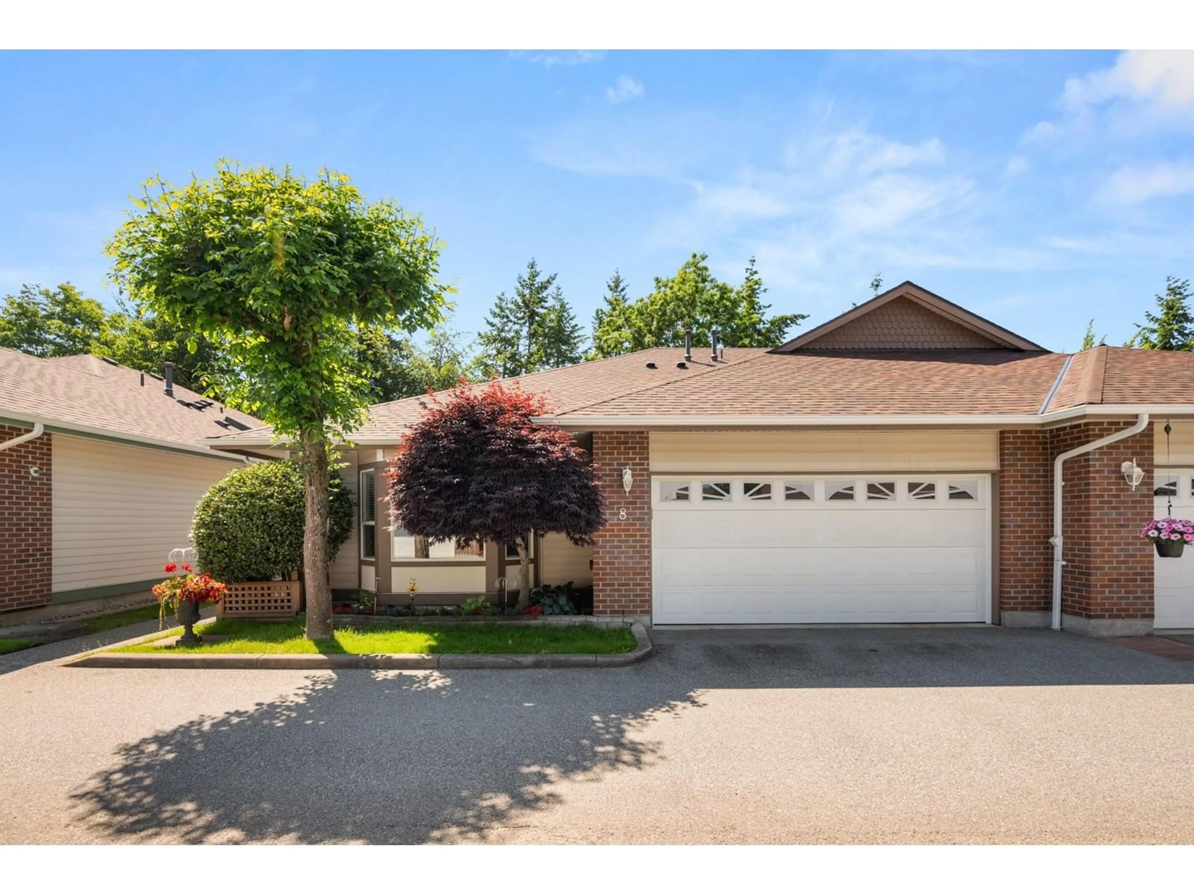 Home with brick exterior material, street for 8 - 18939 65, Surrey British Columbia V3S2Y8