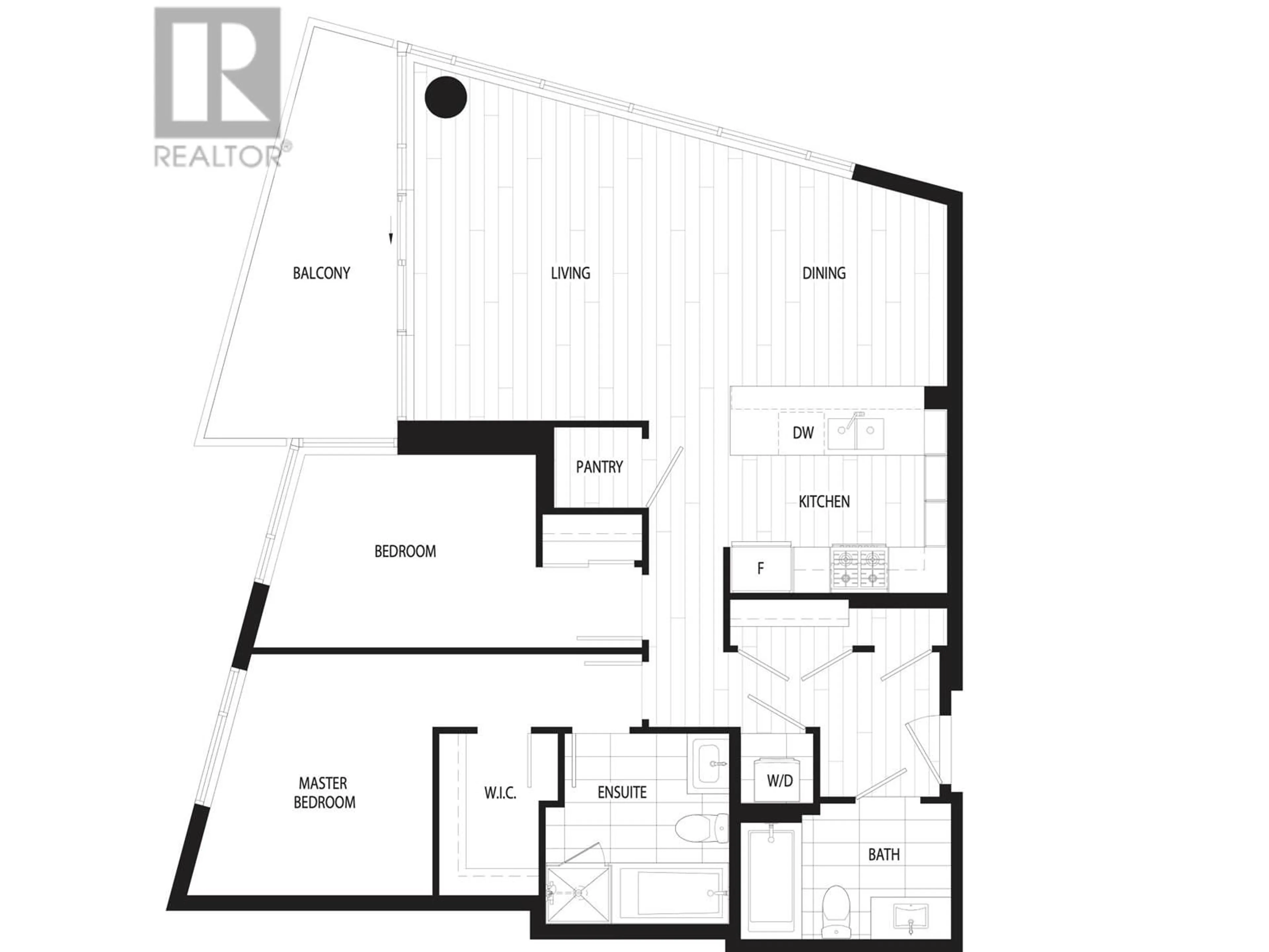 Floor plan for 1707 - 1401 HUNTER STREET, North Vancouver British Columbia V7J0E2
