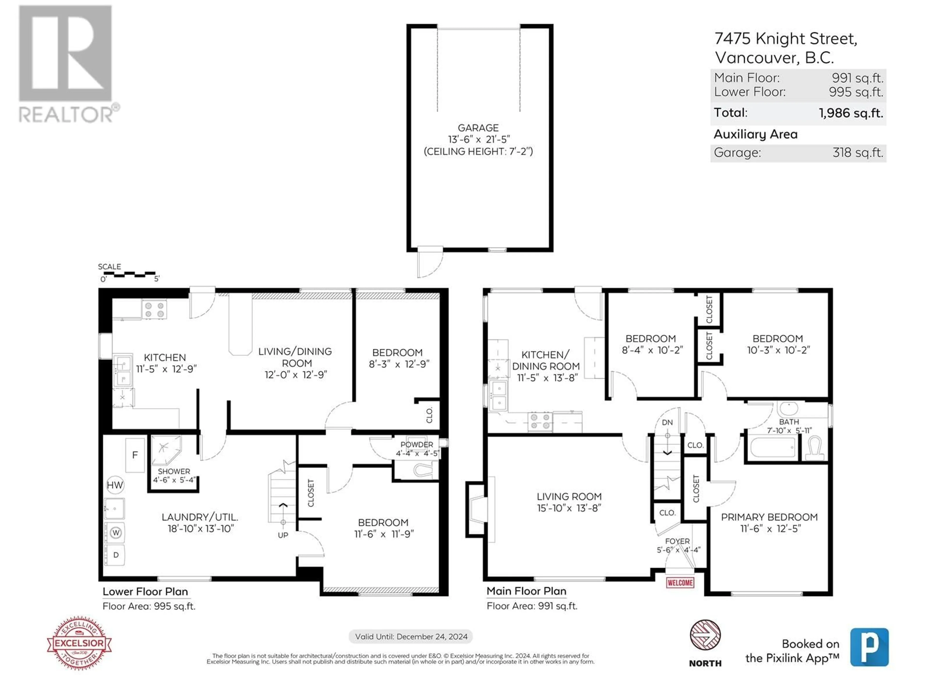 Floor plan for 7475 KNIGHT STREET, Vancouver British Columbia V5P2X1