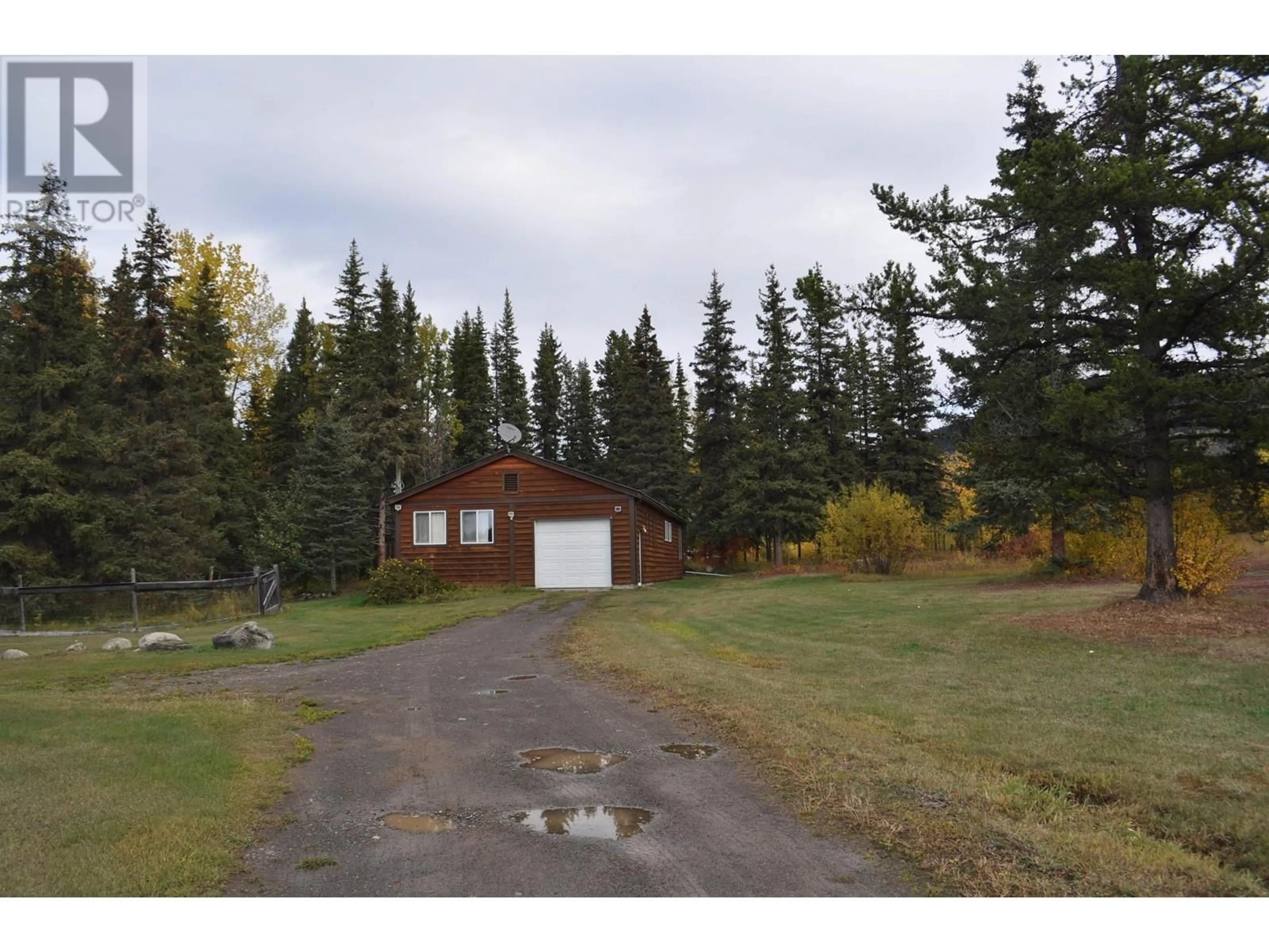 A pic from outside/outdoor area/front of a property/back of a property/a pic from drone, forest/trees view for 41742 16 HIGHWAY, Houston British Columbia V0J1Z1