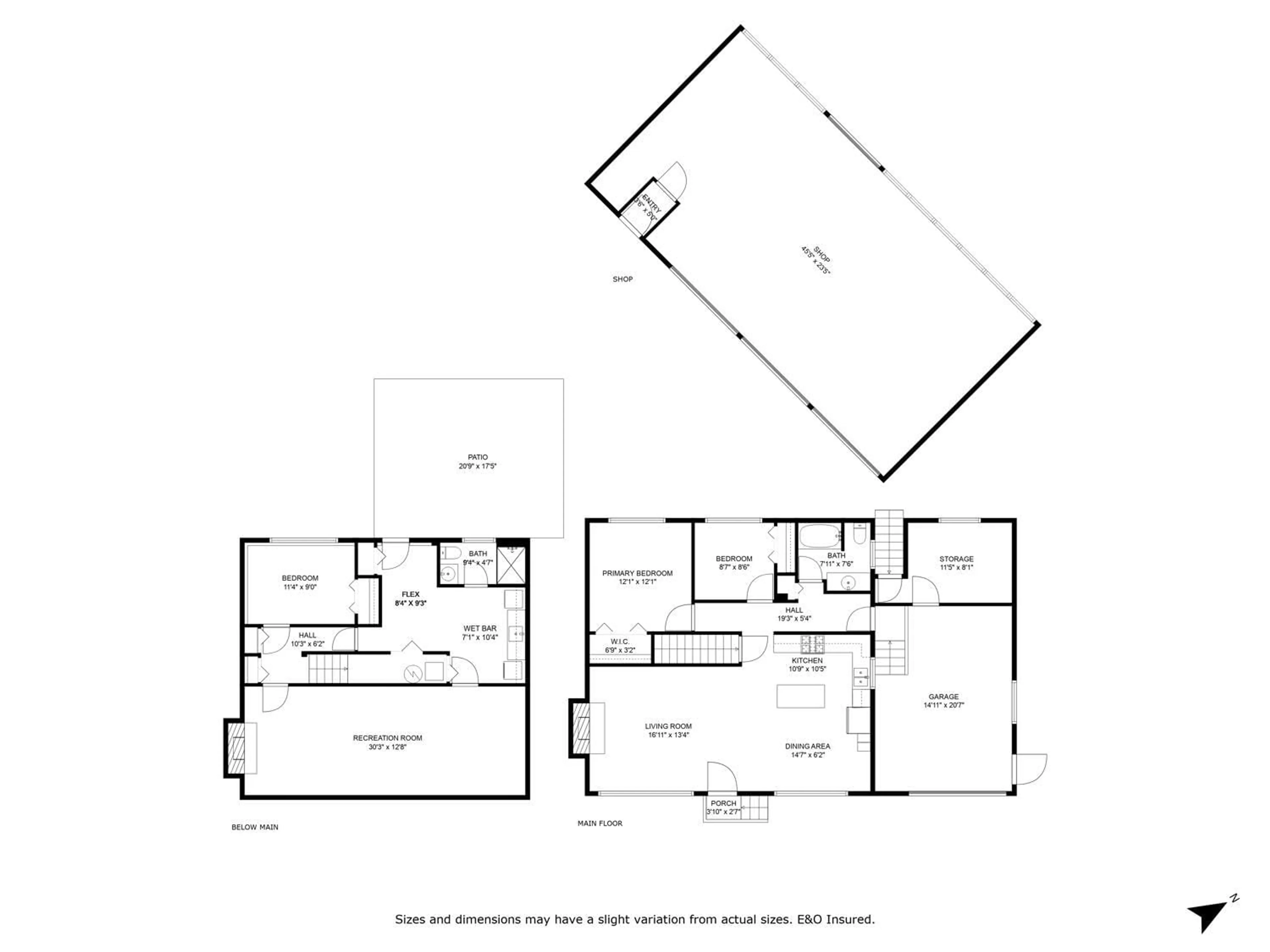 Floor plan for 2185 MOSS, Abbotsford British Columbia V2S4Y5