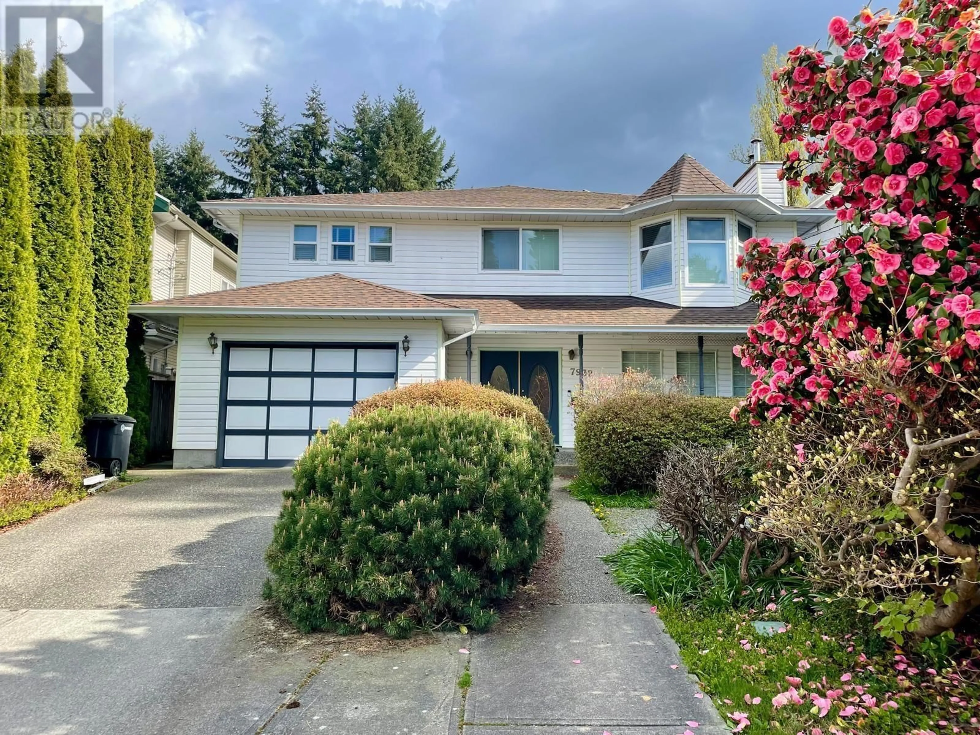 Home with vinyl exterior material, street for 7932 ROSEWOOD STREET, Burnaby British Columbia V5E2H3