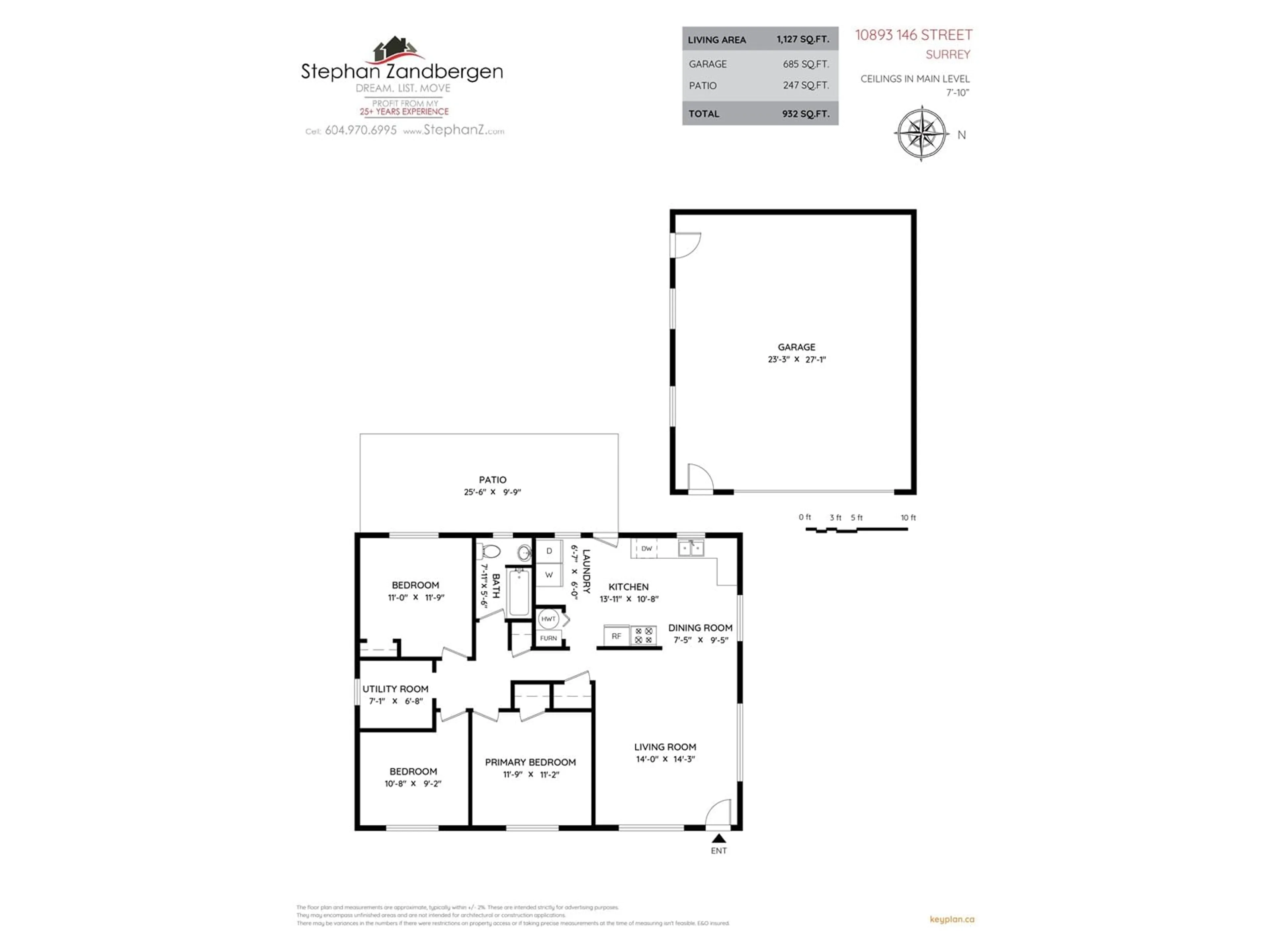Floor plan for 15556 92A, Surrey British Columbia V3R9B3