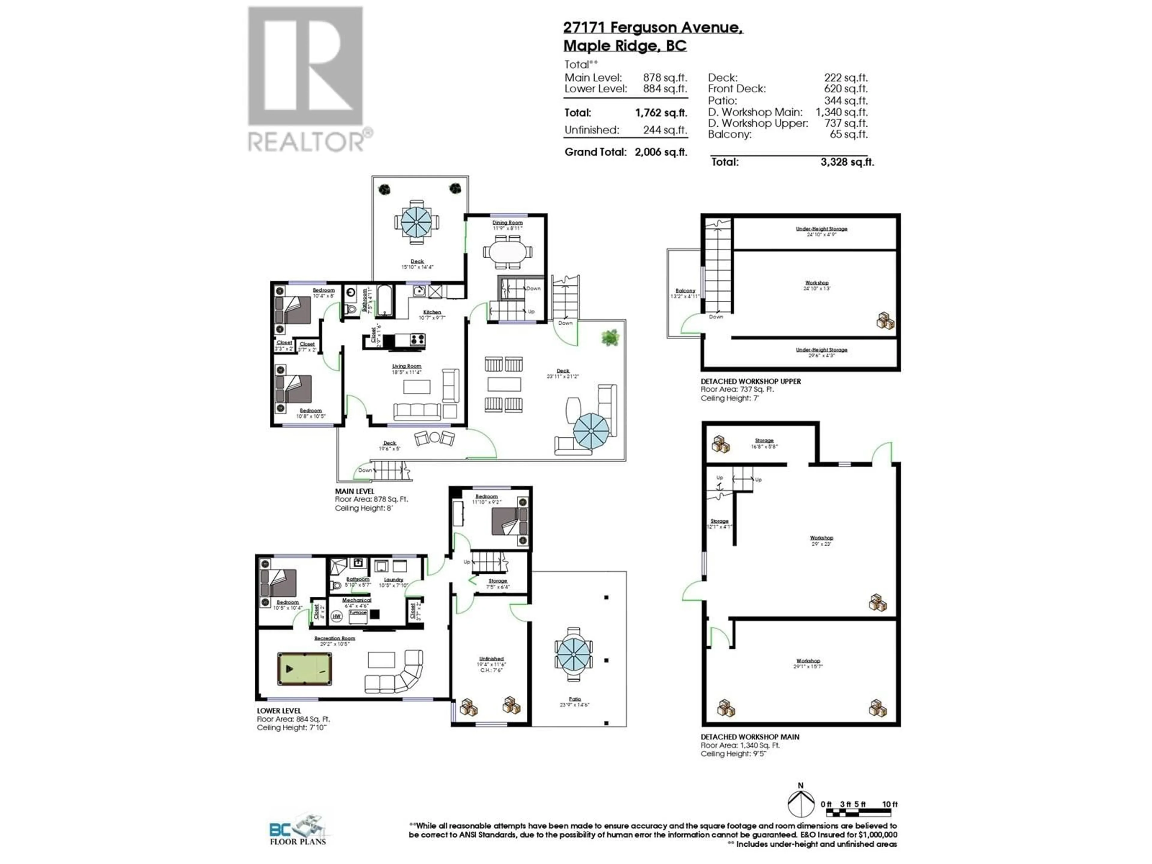 Floor plan for 27171 FERGUSON AVENUE, Maple Ridge British Columbia V2W1R9