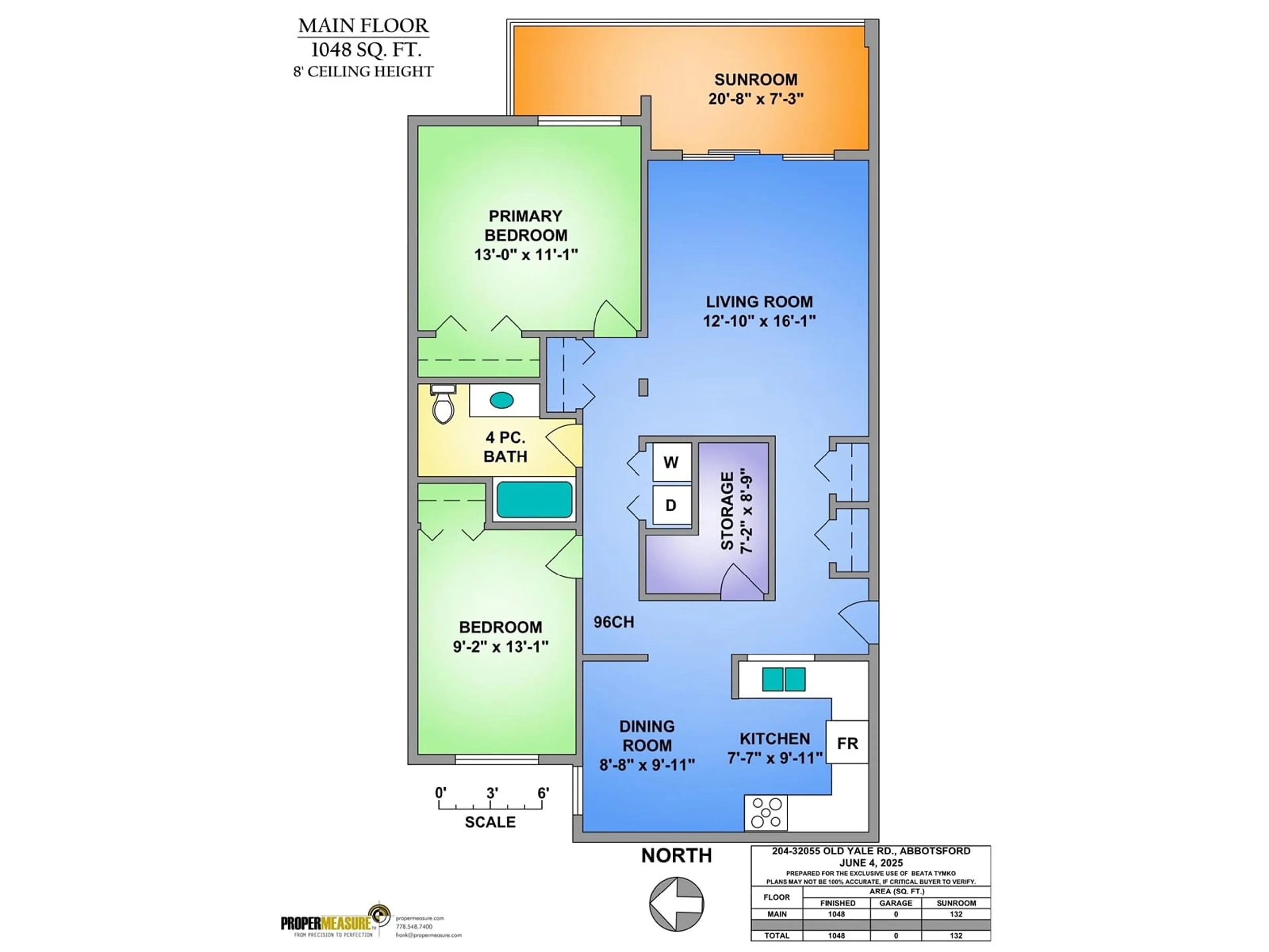 Floor plan for 204 - 32055 OLD YALE, Abbotsford British Columbia V2T2C8