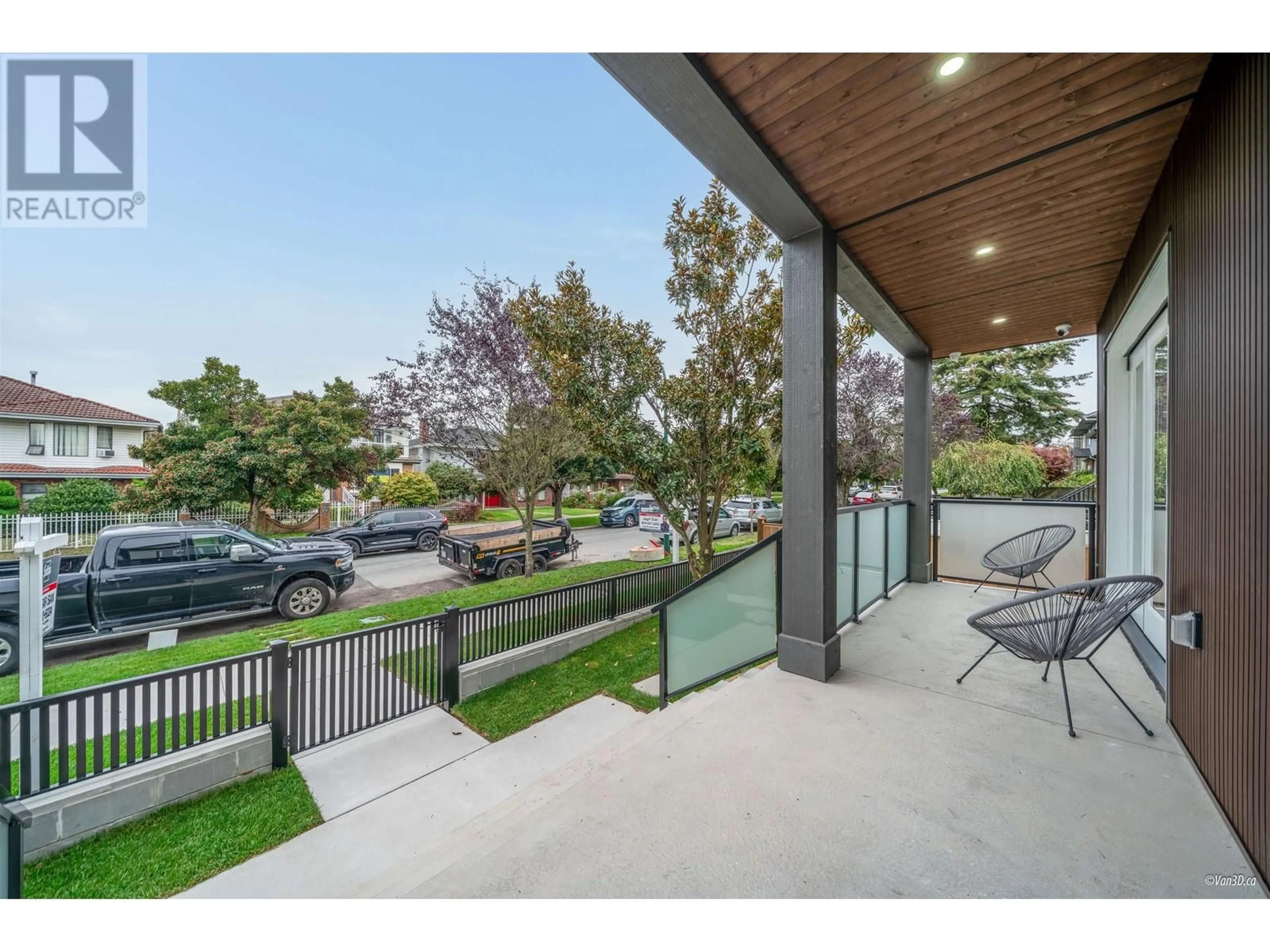 Patio, street for 1 - 6964 INVERNESS STREET, Vancouver British Columbia V5X4G5
