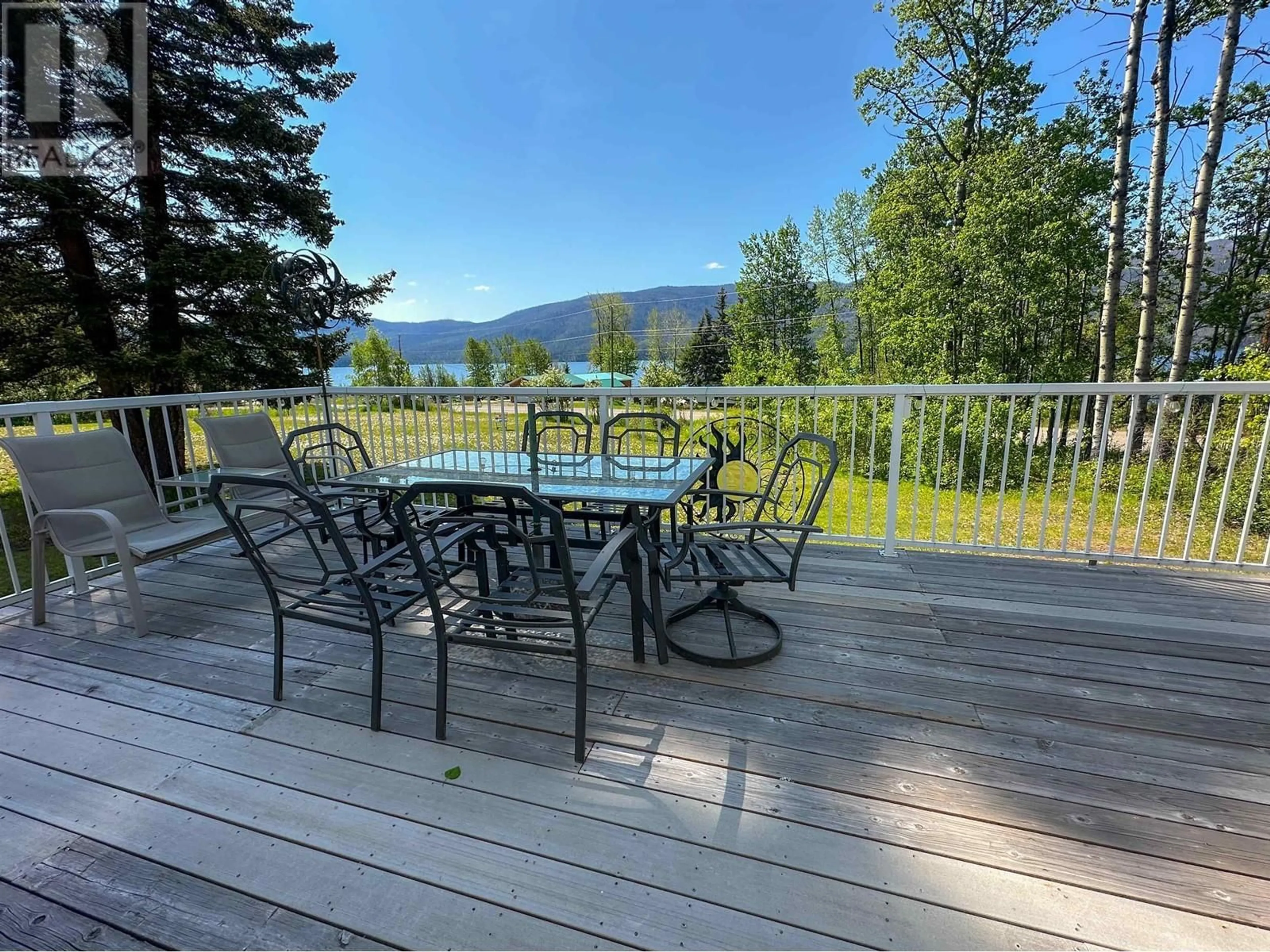 Patio, water/lake/river/ocean view for 2800 FRANCOIS LAKE ROAD, Fraser Lake British Columbia V0J1S0