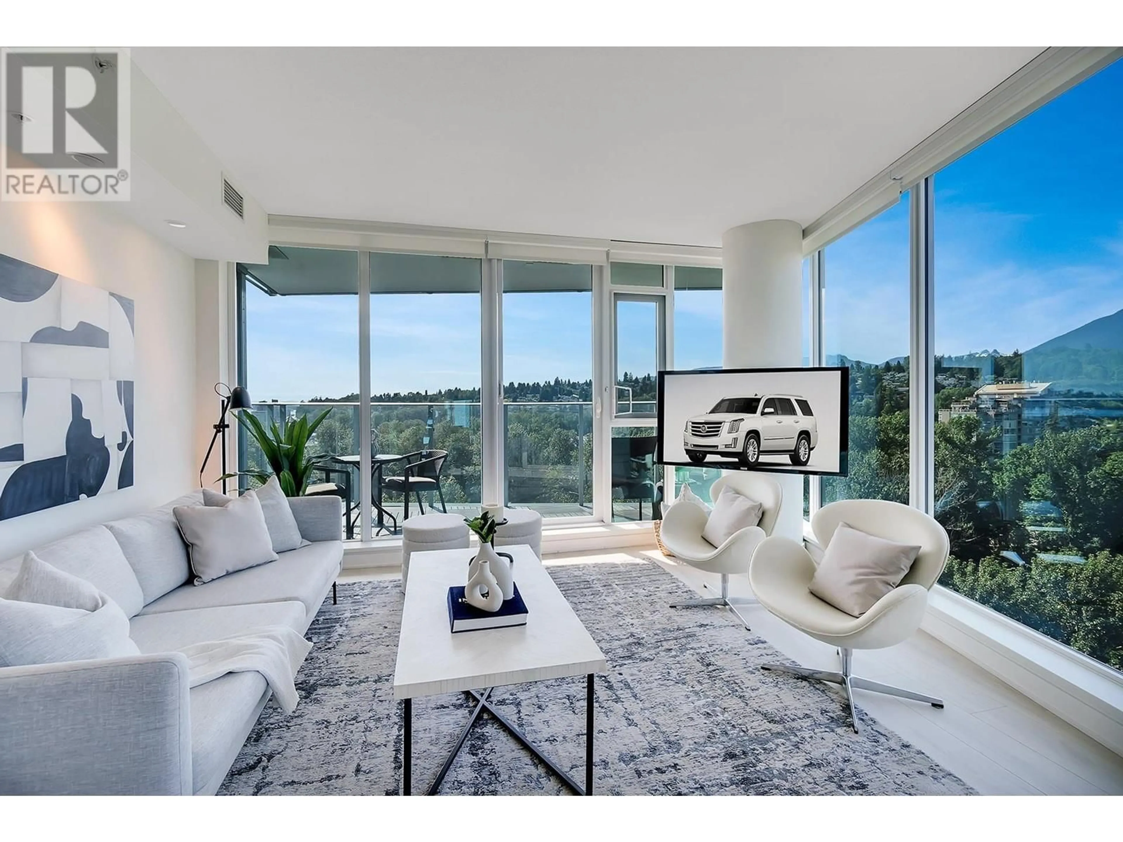 Living room with furniture, unknown for 1607 - 1401 HUNTER STREET, North Vancouver British Columbia V7J0E2