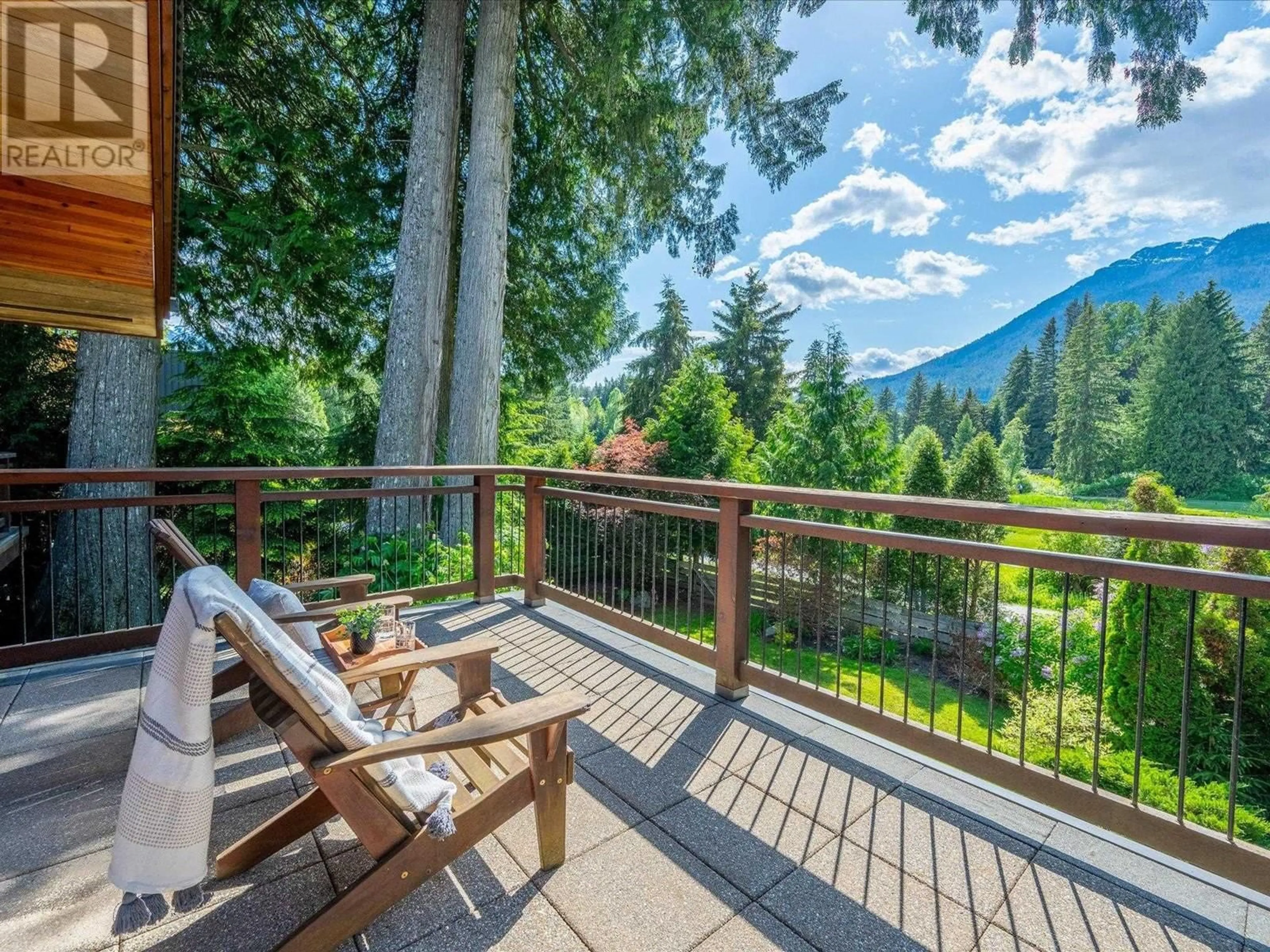 Patio, forest/trees view for 6557 BALSAM WAY, Whistler British Columbia V8E0C5