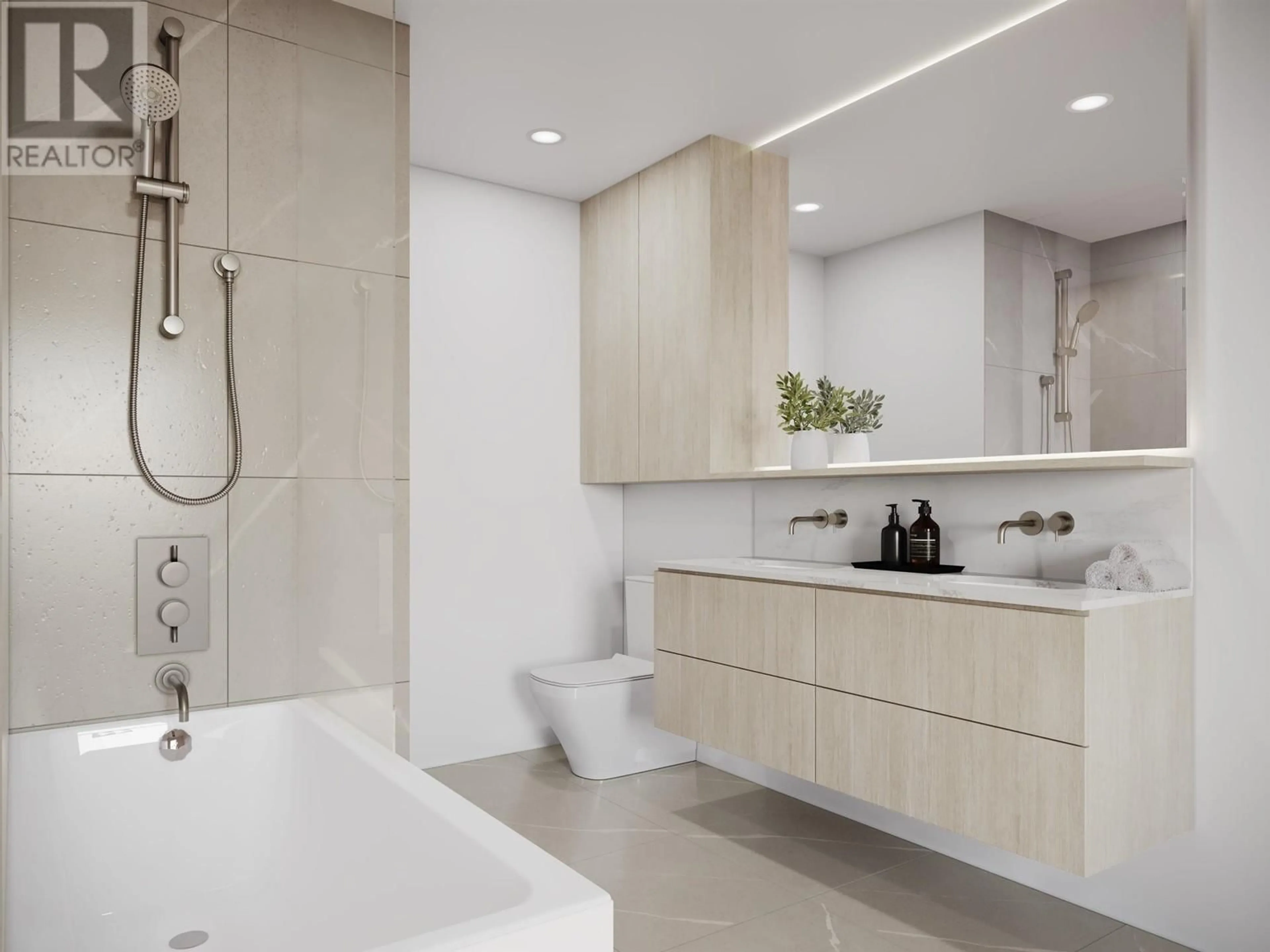 Contemporary bathroom, ceramic/tile floor for 4809 LAUREL STREET, Vancouver British Columbia V5Z3V9